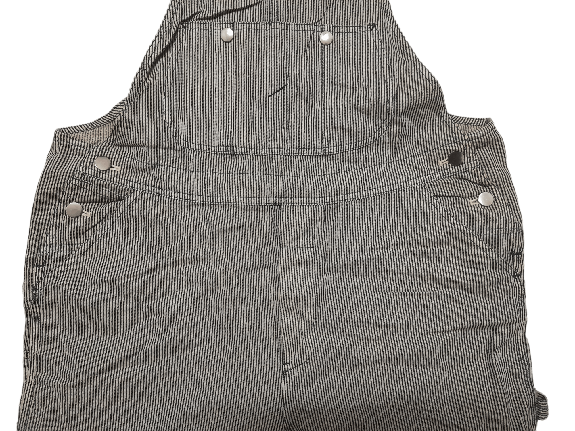 Japanese Brand Elleclip Japan Hicory Stripe Overalls Denim (E160) w38 Size US 38 / EU 54 - 9 Thumbnail