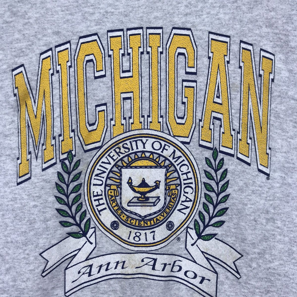 Champion × Vintage 90’s University Of Michigan Sweatshirts Crewneck Size US L / EU 52-54 / 3 - 7 Thumbnail