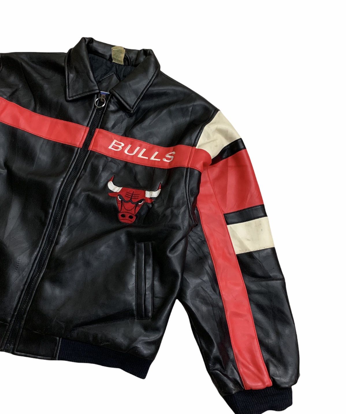 NBA 🔥 Chicago Bulls Zipper Varsity Jacket Size US S / EU 44-46 / 1 - 2 Thumbnail