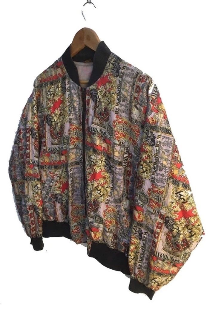 Infinite Archives RARE BAROQUE SILK GOLD JACKET BY DIAMOND BELL NICE DESIGN Size US L / EU 52-54 / 3 - 7 Thumbnail