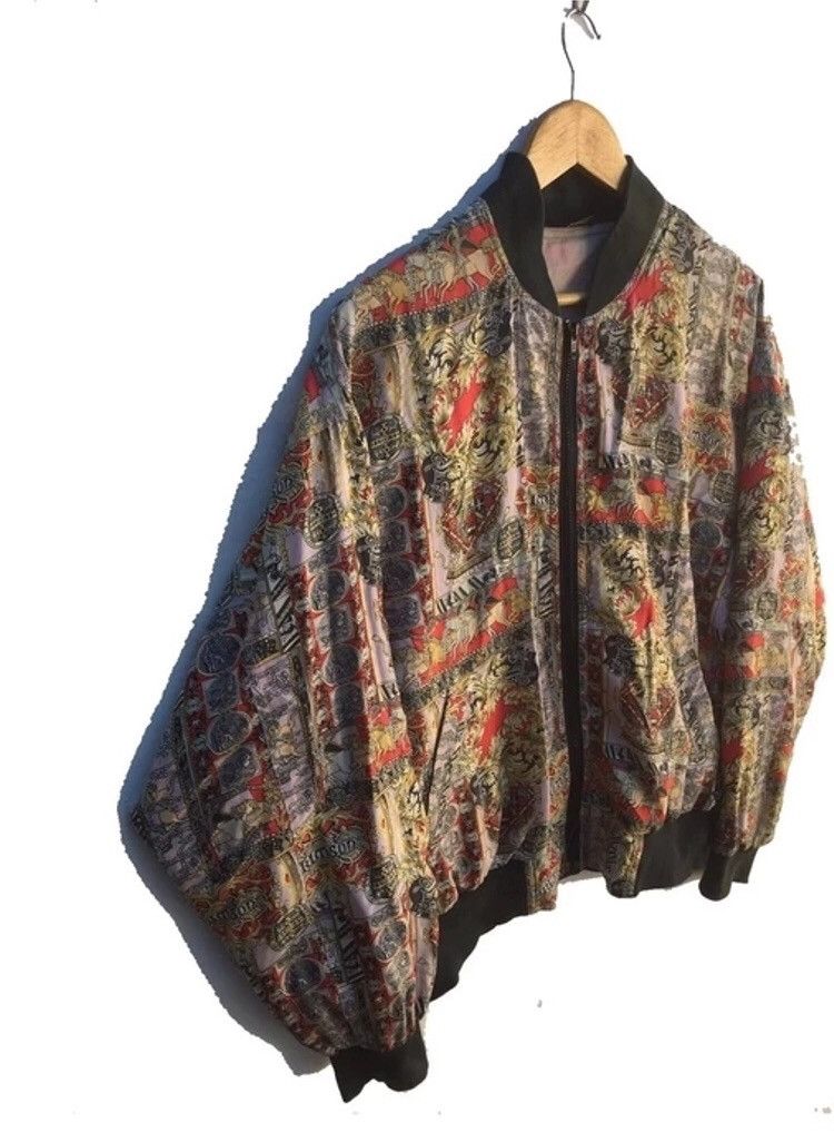 Infinite Archives RARE BAROQUE SILK GOLD JACKET BY DIAMOND BELL NICE DESIGN Size US L / EU 52-54 / 3 - 6 Thumbnail