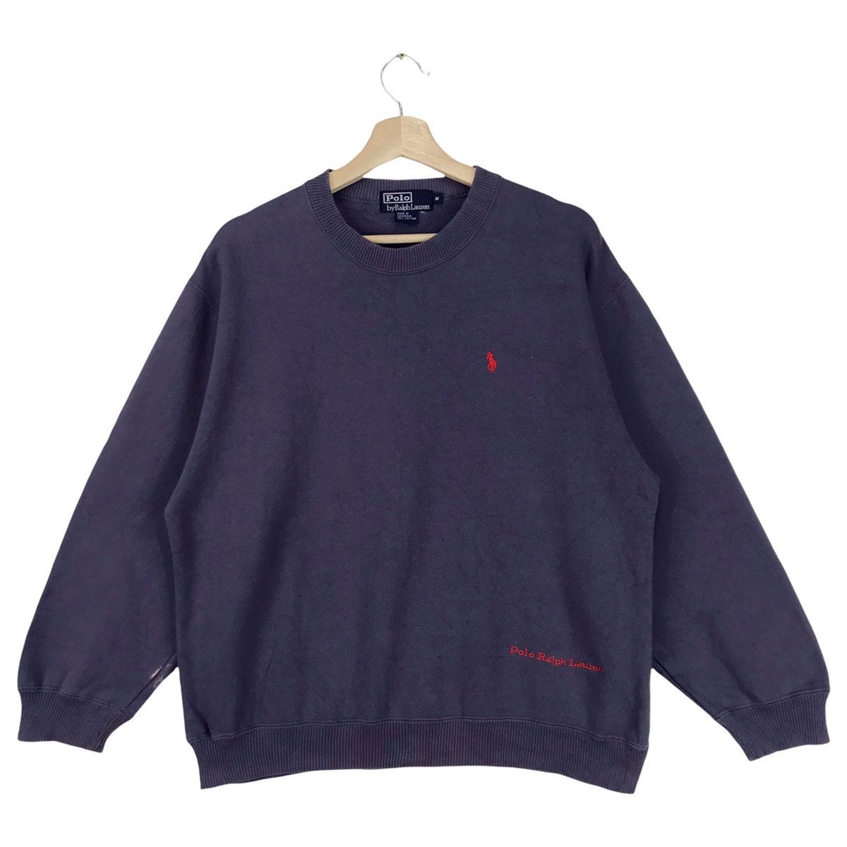 Polo Ralph Lauren × Ralph Lauren × Vintage Vintage 90’s Polo Ralph Lauren Sweatshirt Crewneck Size US M / EU 48-50 / 2 - 2 Thumbnail