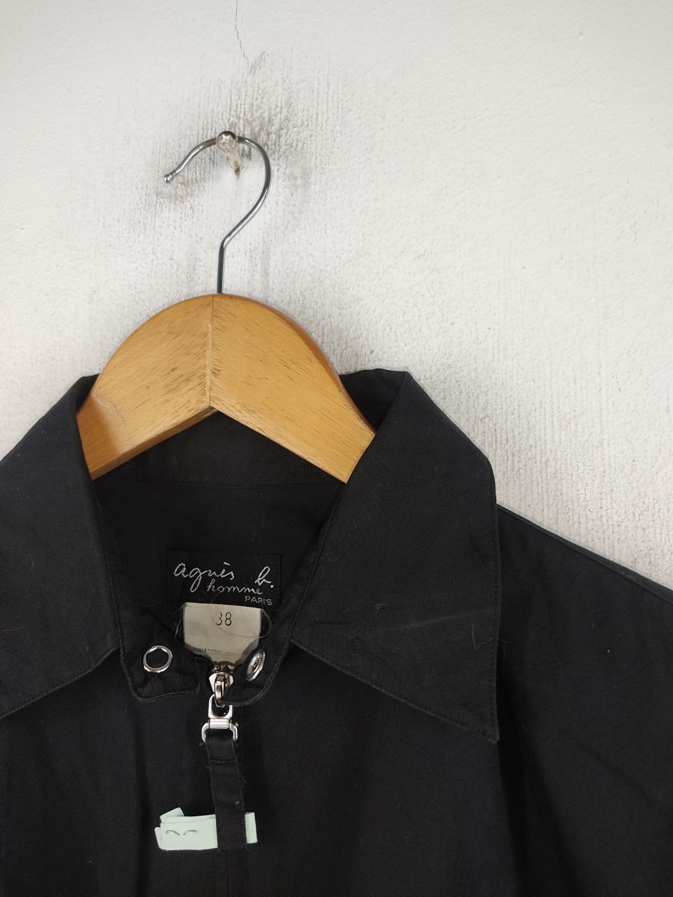Agnes B. Zipper Black Jacket