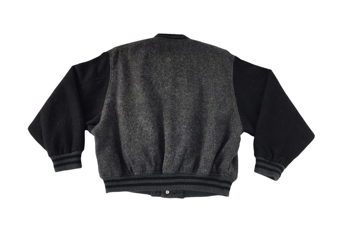 Vintage Vintage MG Simple Varsity Jacket Woll Quilted Inner Size US L / EU 52-54 / 3 - 2 Thumbnail