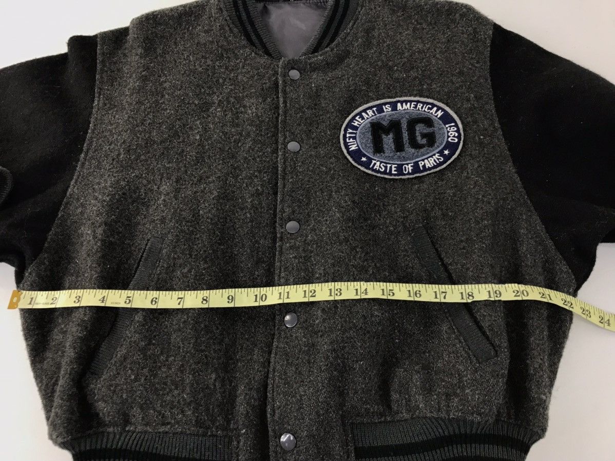 Vintage Vintage MG Simple Varsity Jacket Woll Quilted Inner Size US L / EU 52-54 / 3 - 12 Thumbnail