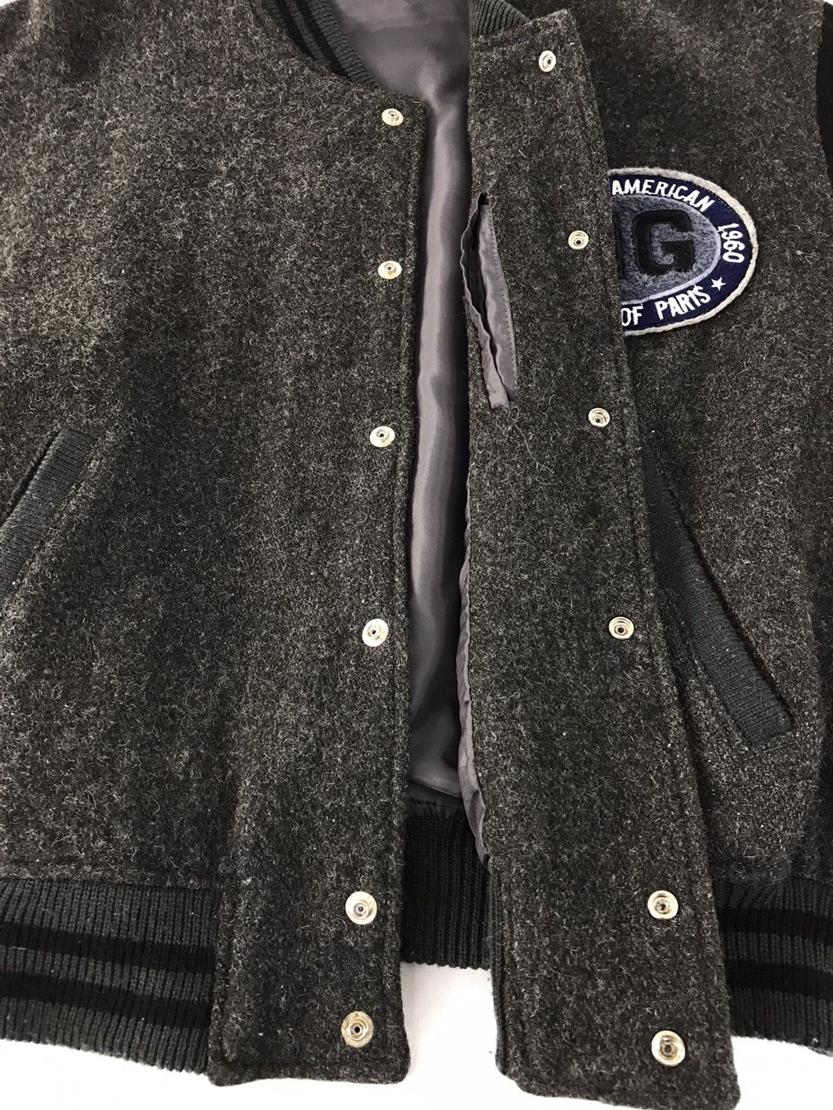 Vintage Vintage MG Simple Varsity Jacket Woll Quilted Inner Size US L / EU 52-54 / 3 - 7 Thumbnail