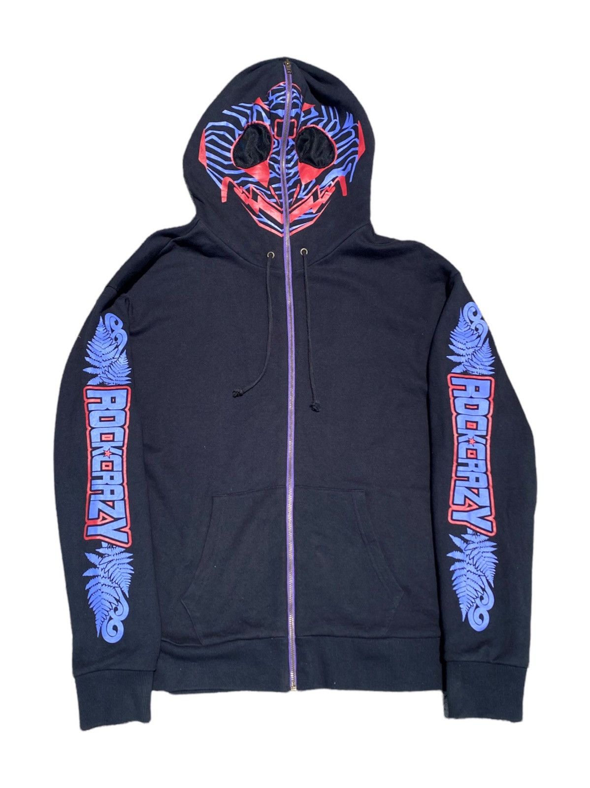 Other Vintage Rock Crazy Full Zipper Hoodies / BapeBabyMilo Size US L / EU 52-54 / 3 - 1 Thumbnail