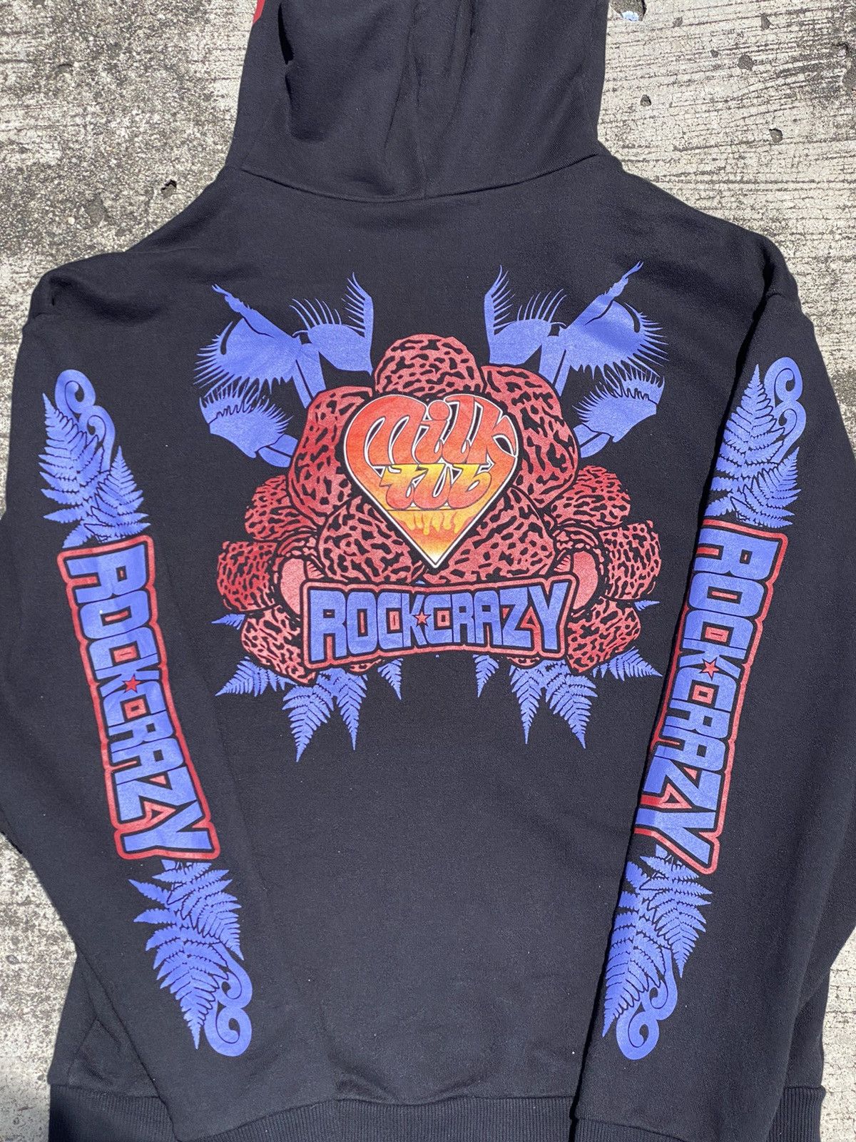 Other Vintage Rock Crazy Full Zipper Hoodies / BapeBabyMilo Size US L / EU 52-54 / 3 - 4 Thumbnail