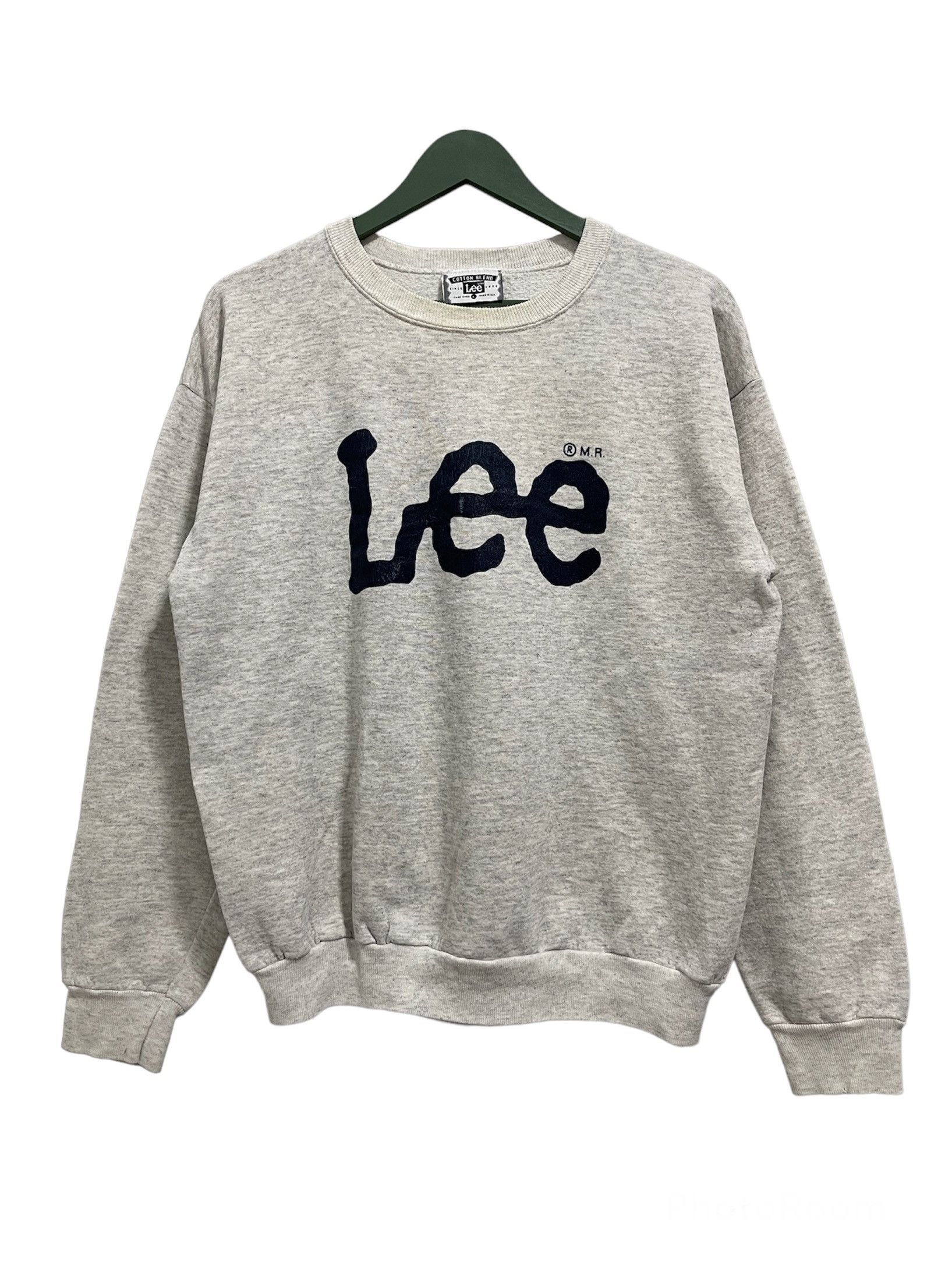 Lee × Vintage Vintage Lee Spellout Printed Crewneck Sweatshirt Size US M / EU 48-50 / 2 - 1 Thumbnail
