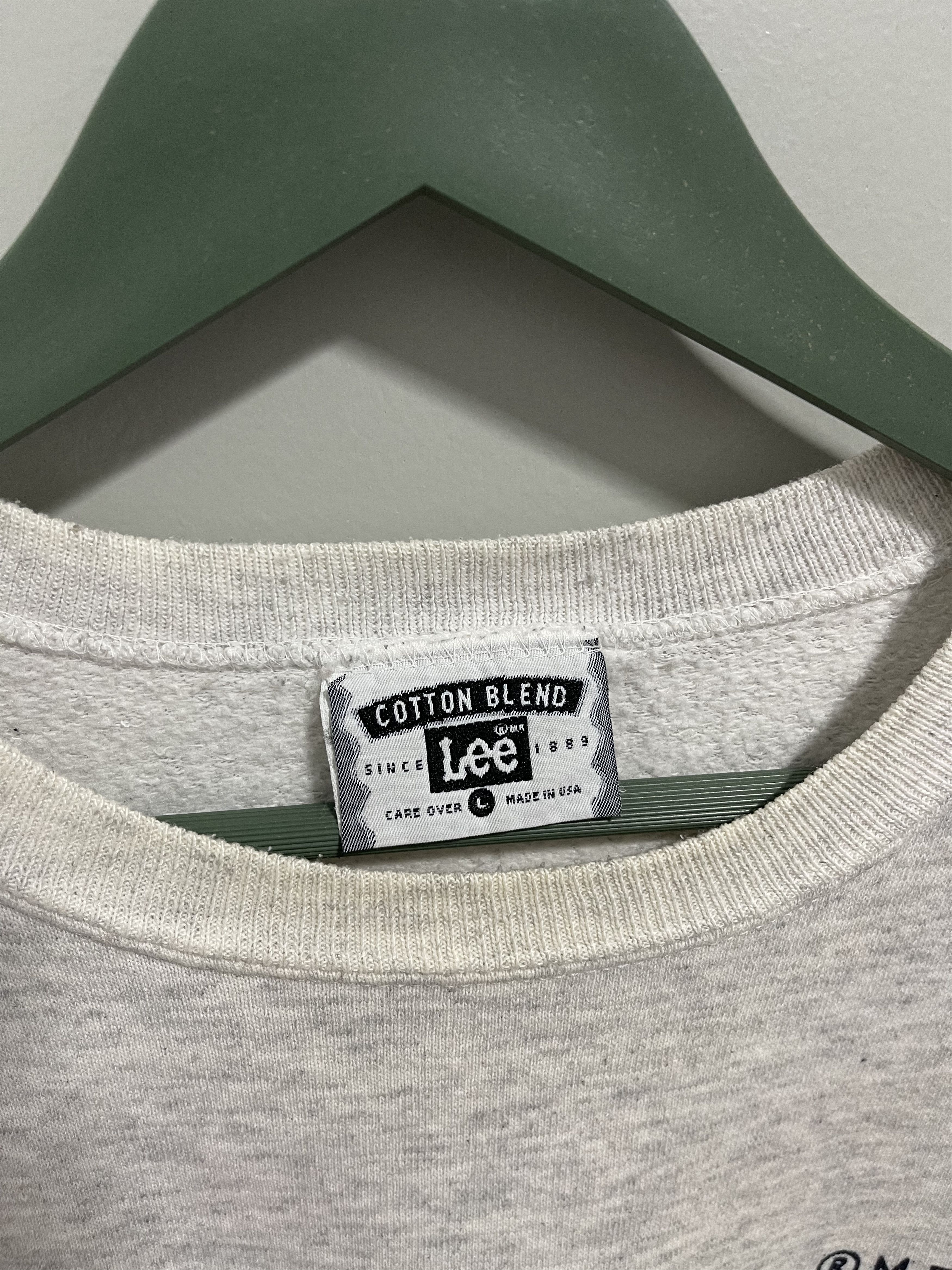 Lee × Vintage Vintage Lee Spellout Printed Crewneck Sweatshirt Size US M / EU 48-50 / 2 - 6 Thumbnail