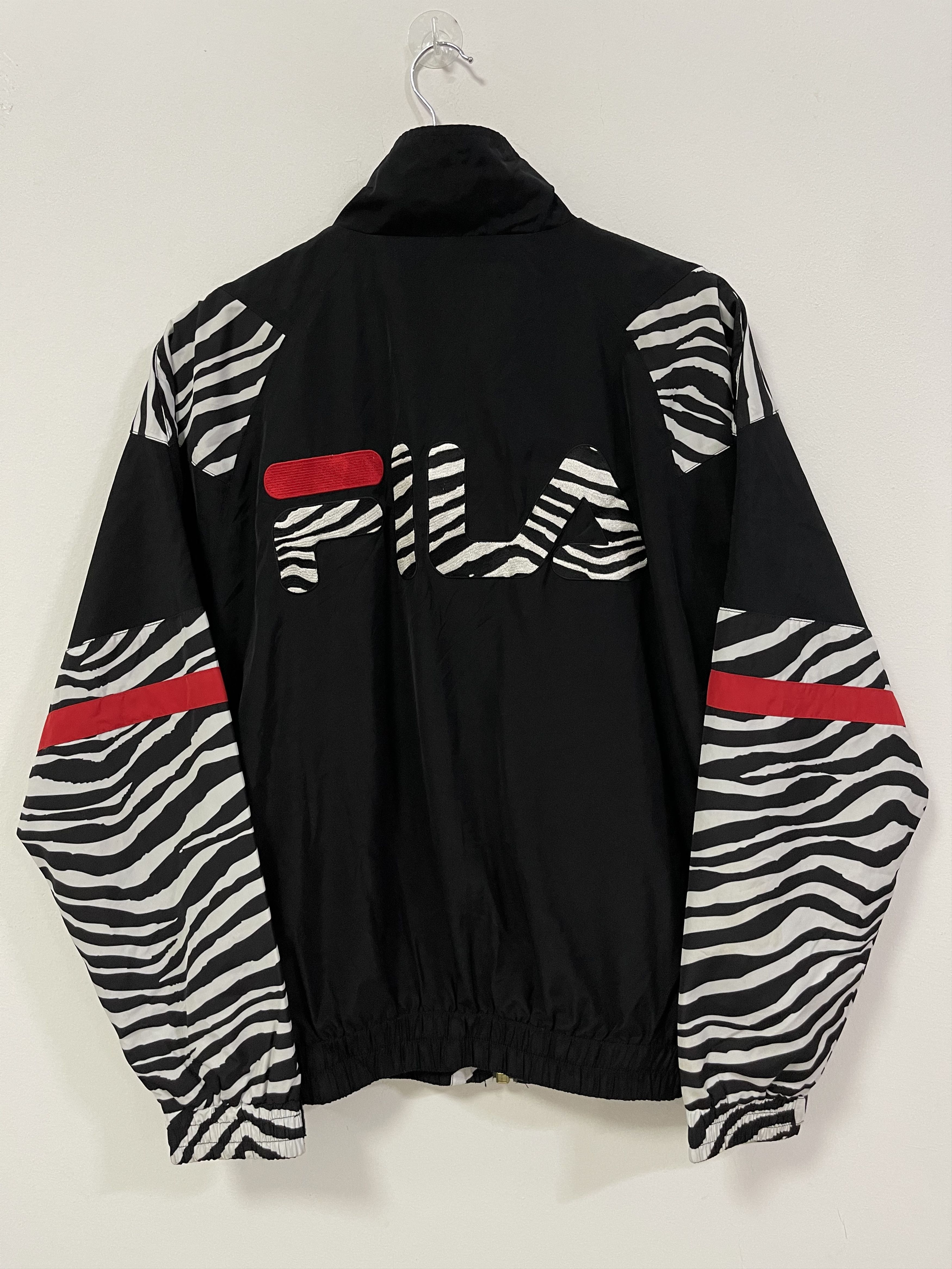 Fila × Joyrich × Vintage Vintage Fila Joyrich Multicolour Zebra Design Light Jacket Size US S / EU 44-46 / 1 - 9 Thumbnail