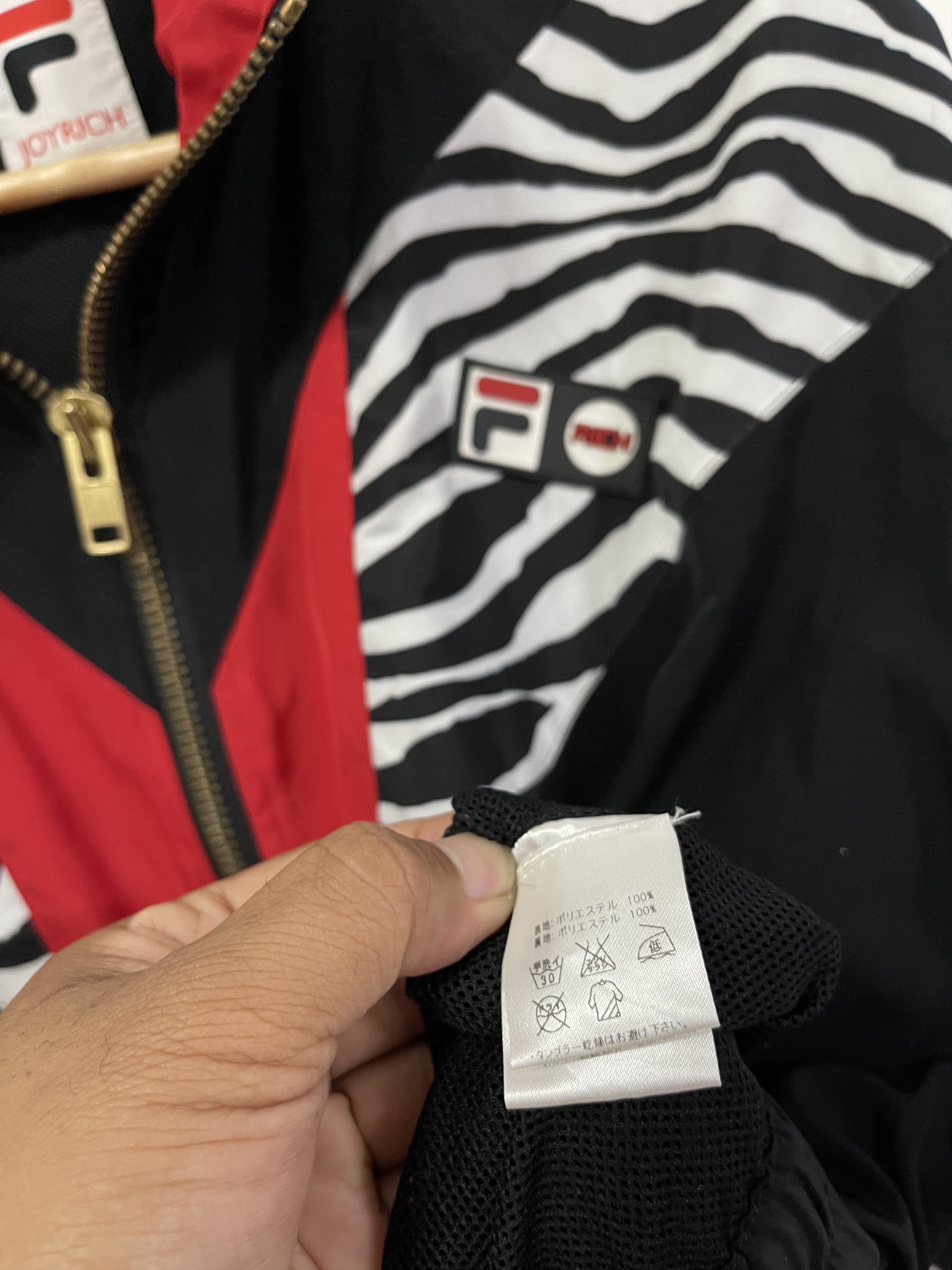 Fila × Joyrich × Vintage Vintage Fila Joyrich Multicolour Zebra Design Light Jacket Size US S / EU 44-46 / 1 - 15 Thumbnail