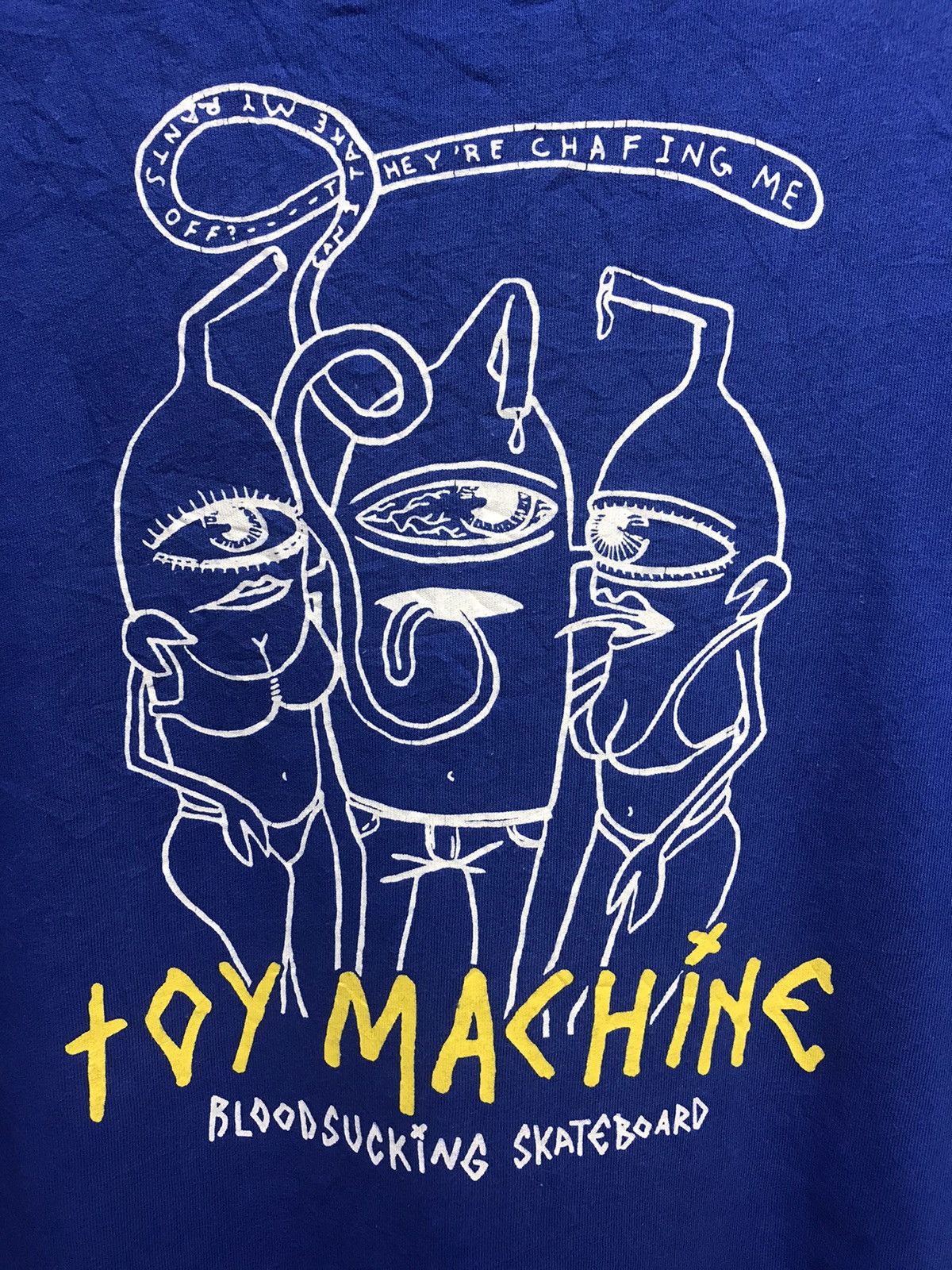 Toy Machine Vintage toy MACHiNe Skate Board Spell Out Side Print Shirt Size US M / EU 48-50 / 2 - 2 Thumbnail