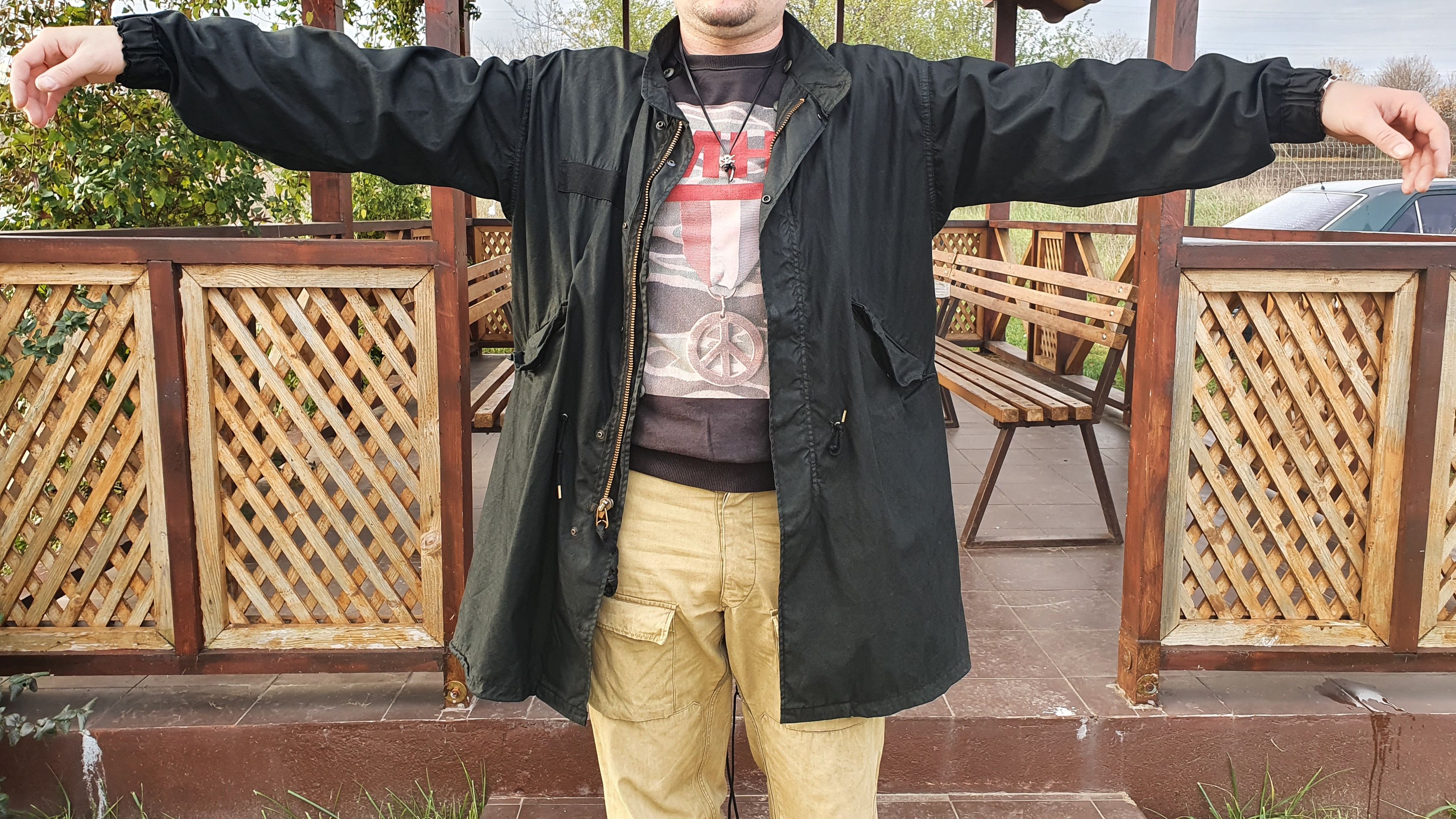 Japanese Brand RRP±2000$ BARBED Utility Luxury Light Fishtail Parka Size US M / EU 48-50 / 2 - 6 Thumbnail