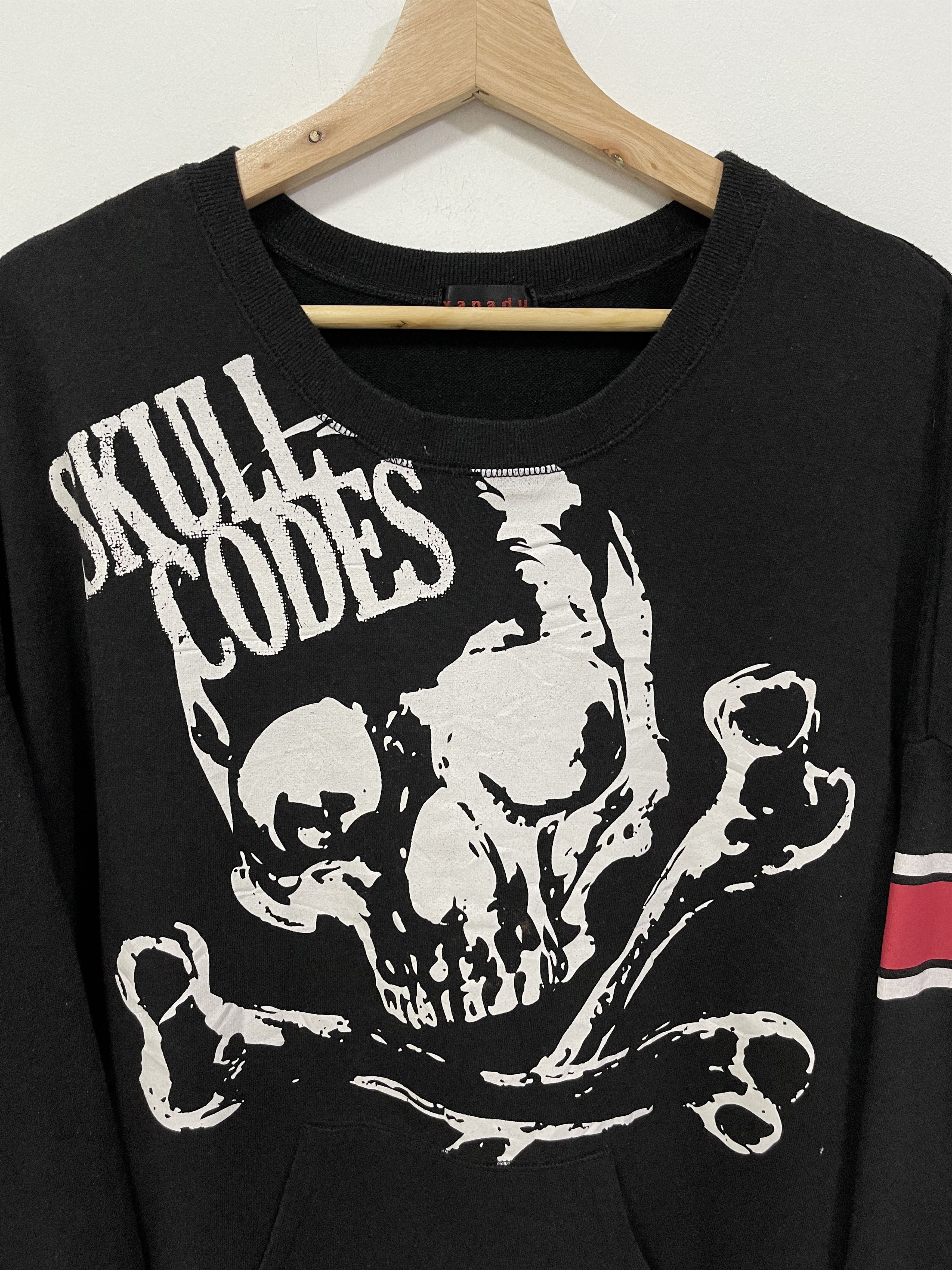 Japanese Brand × Vintage Vintage Skull Codes Skeleton Big Logo Oversized Size US XL / EU 56 / 4 - 4 Thumbnail