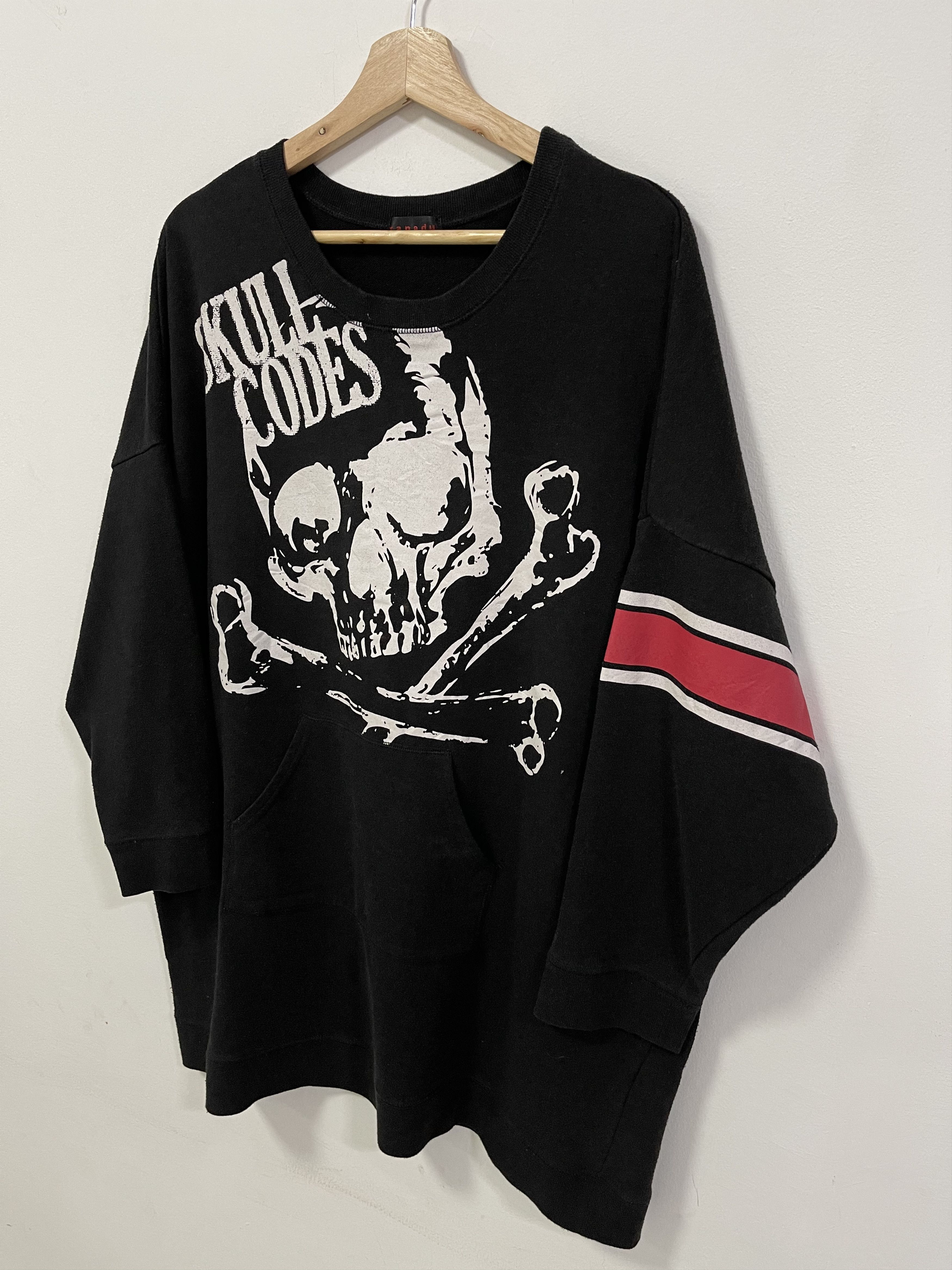 Japanese Brand × Vintage Vintage Skull Codes Skeleton Big Logo Oversized Size US XL / EU 56 / 4 - 3 Thumbnail