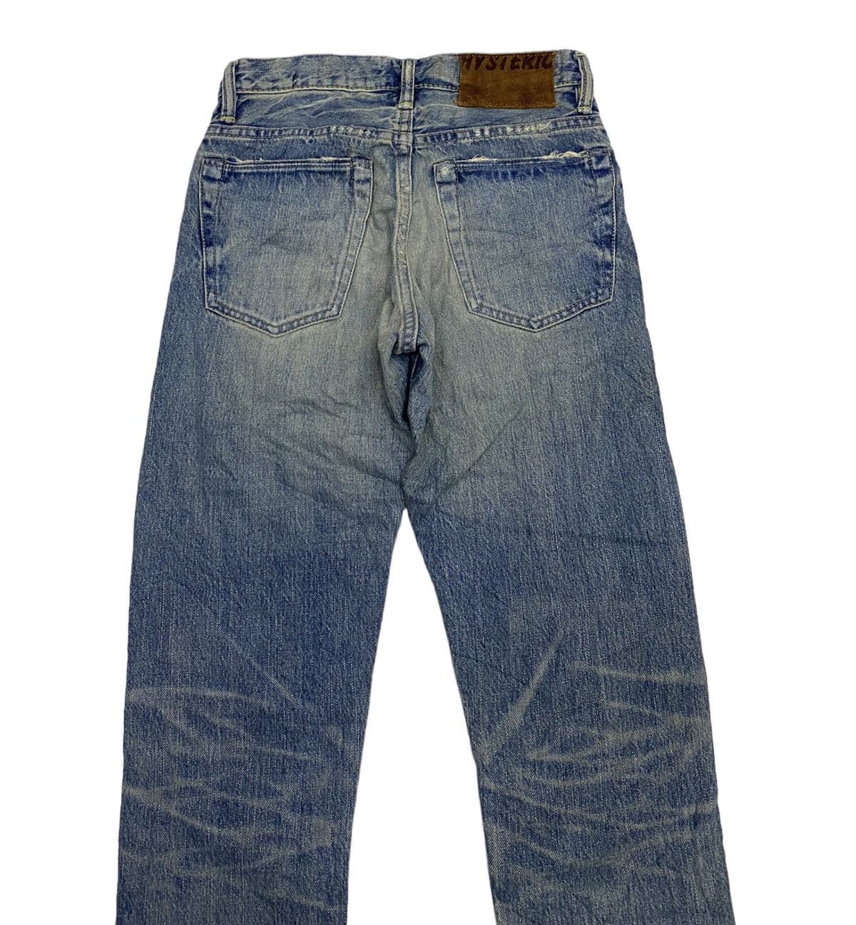 Hysteric Glamour HYSTERIC GLAMOUR SELVEDGE DISTRESSED STUDDED DENIM JEANS Size US 27 - 6 Thumbnail