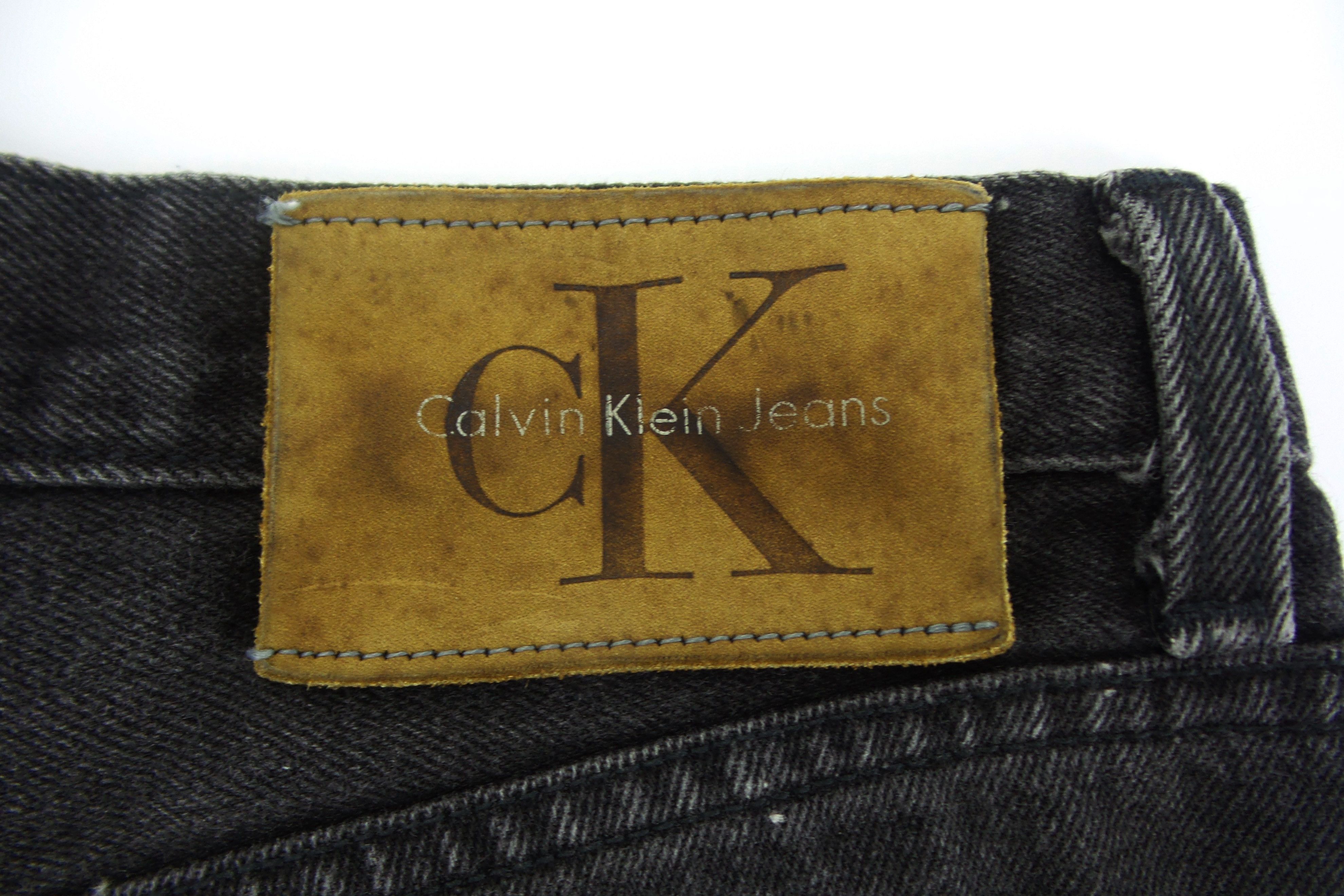 Calvin Klein FOR HER Calvin Klein Straight Leg Stonewashed Jeans W27xL34 Size US 27 - 8 Thumbnail
