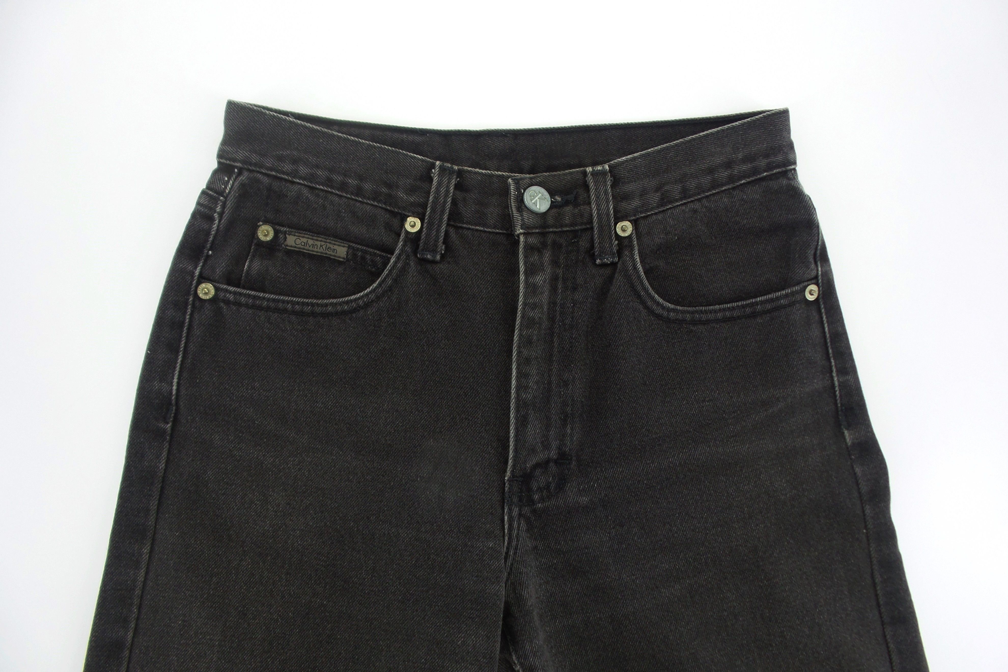 Calvin Klein FOR HER Calvin Klein Straight Leg Stonewashed Jeans W27xL34 Size US 27 - 2 Thumbnail