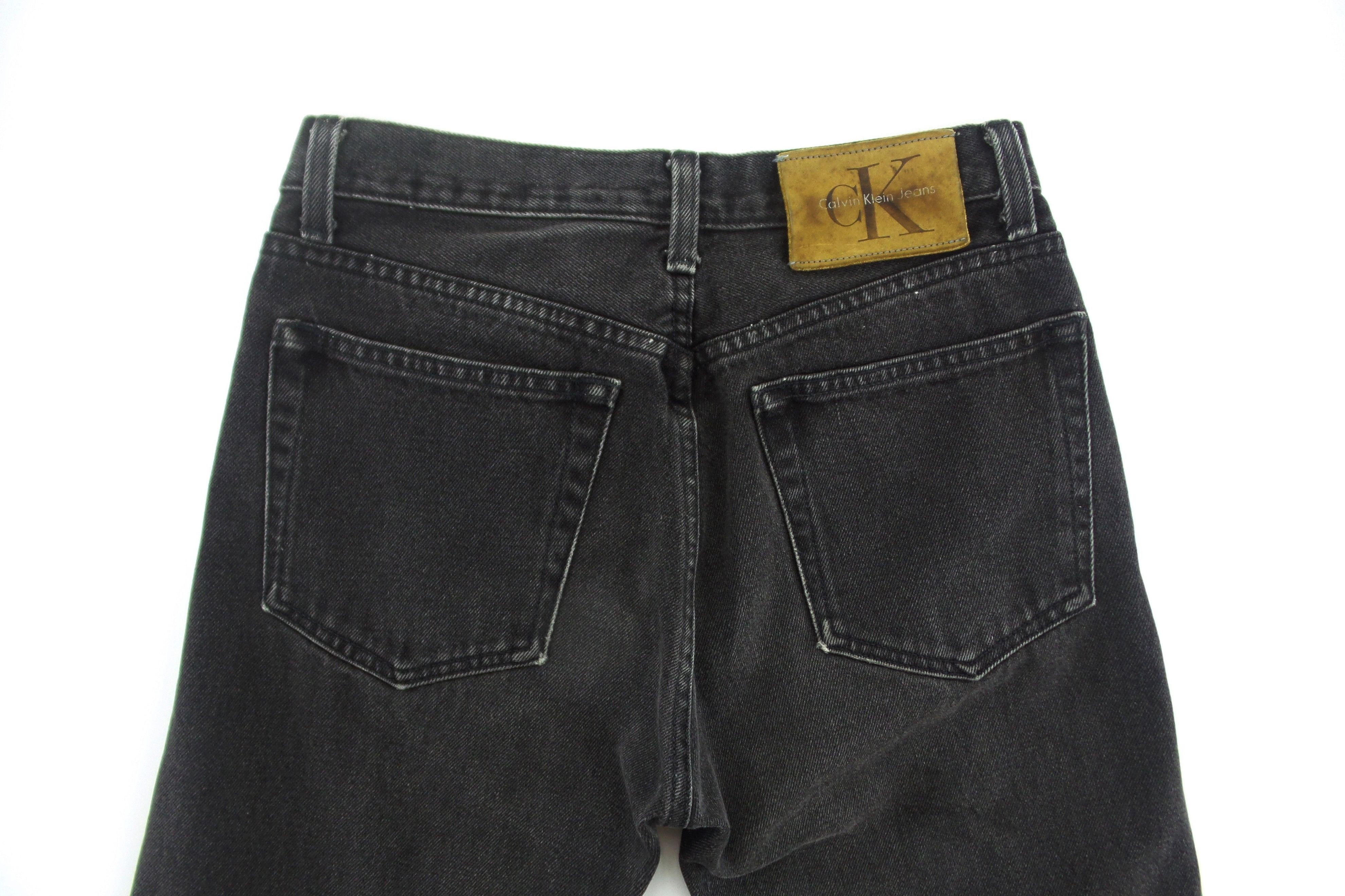 Calvin Klein FOR HER Calvin Klein Straight Leg Stonewashed Jeans W27xL34 Size US 27 - 7 Thumbnail