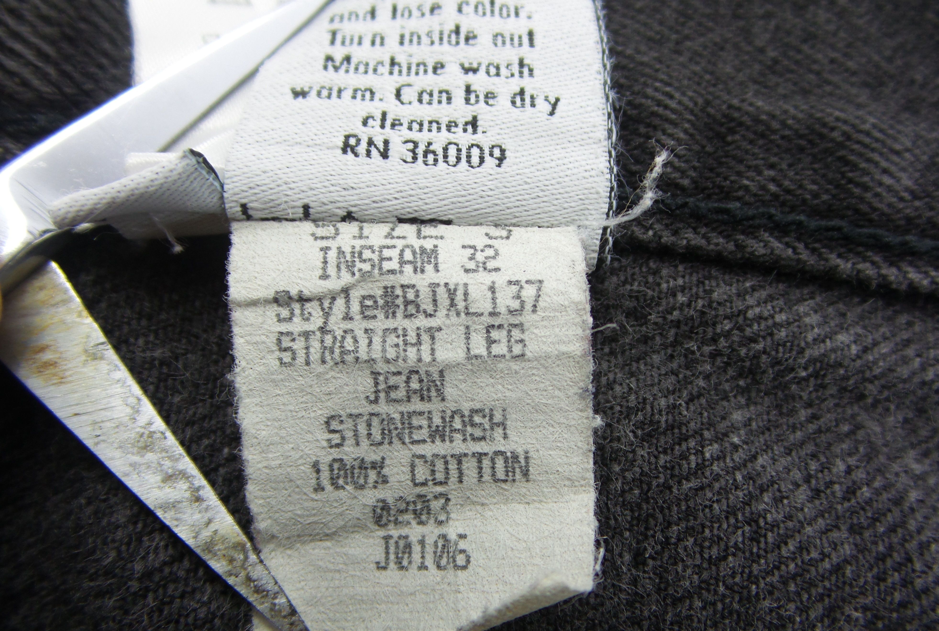 Calvin Klein FOR HER Calvin Klein Straight Leg Stonewashed Jeans W27xL34 Size US 27 - 4 Thumbnail