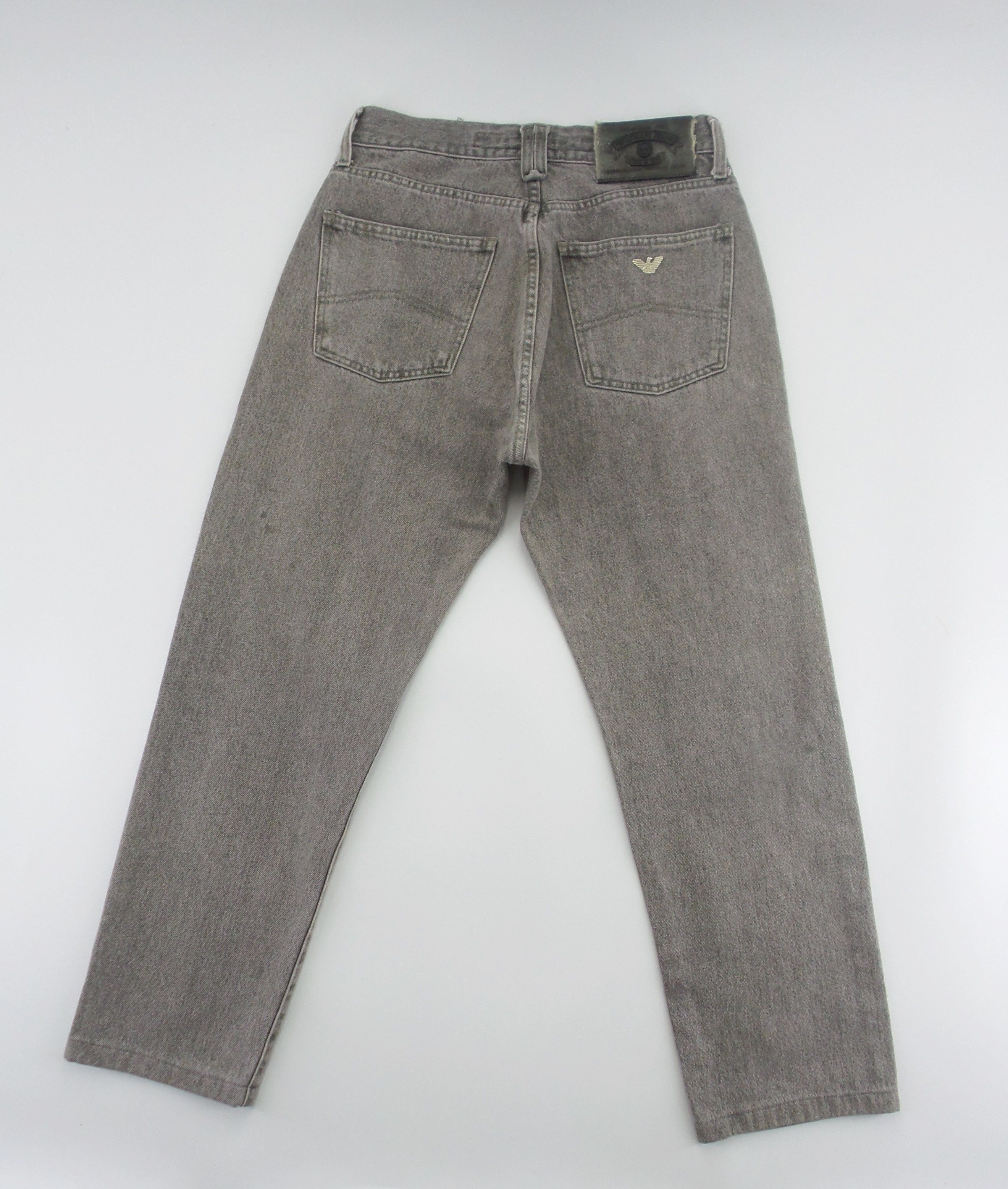 Designer × Giorgio Armani Giorgio Armani 'Tea Smokey Wash' Button Fly Jeans W30xL38.5 Size US 29 - 7 Thumbnail