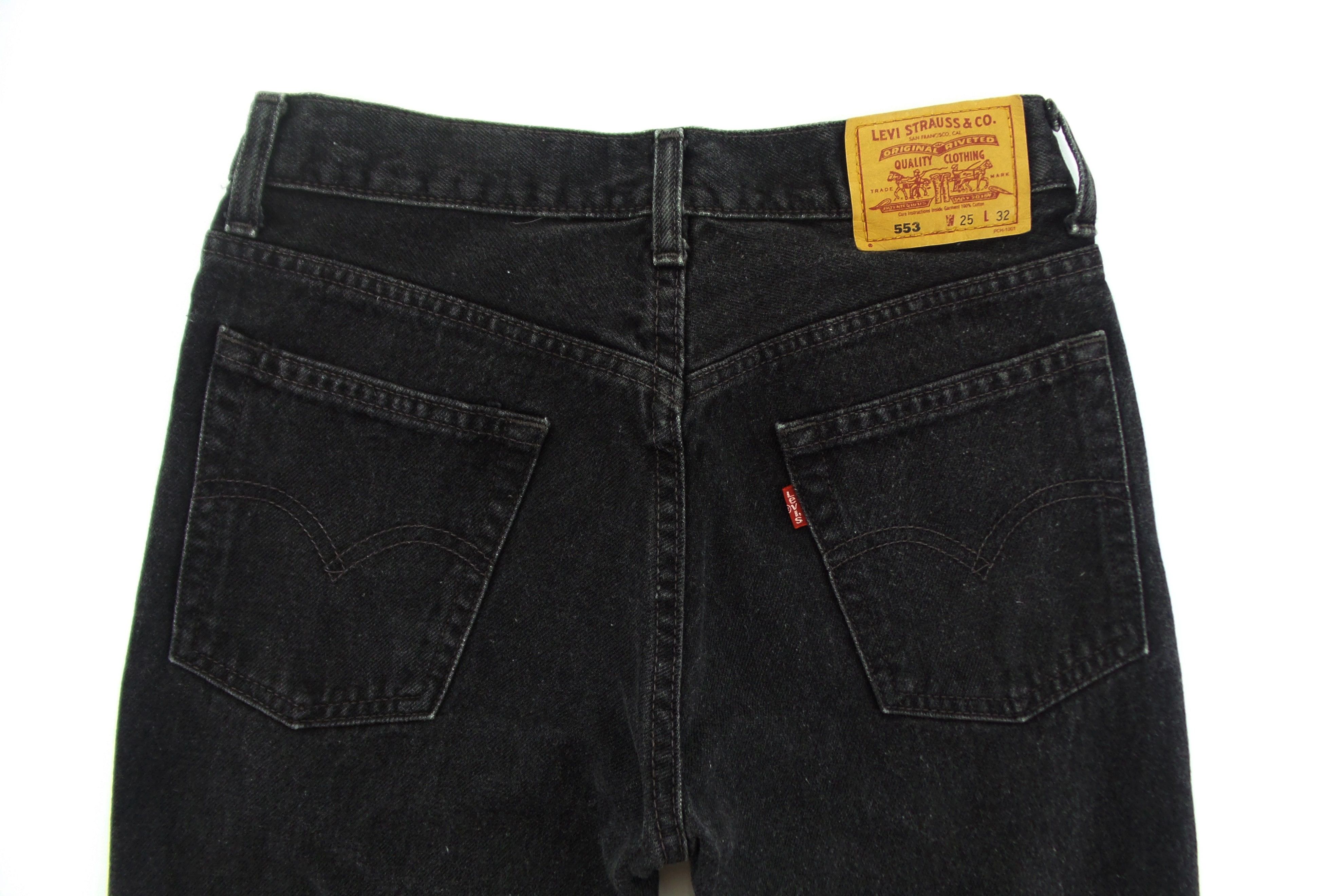Levi's Levi's 553 Black Flare Jeans W28xL39 Size US 28 / EU 44 - 6 Thumbnail