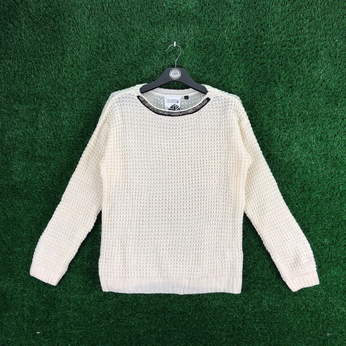 Aran Isles Knitwear HK Work London Women Knit Sweater Knitwear Size M / US 6-8 / IT 42-44 - 1 Thumbnail