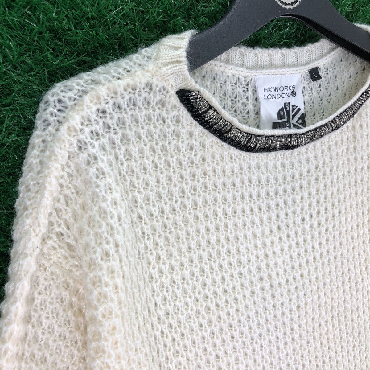 Aran Isles Knitwear HK Work London Women Knit Sweater Knitwear Size M / US 6-8 / IT 42-44 - 2 Thumbnail
