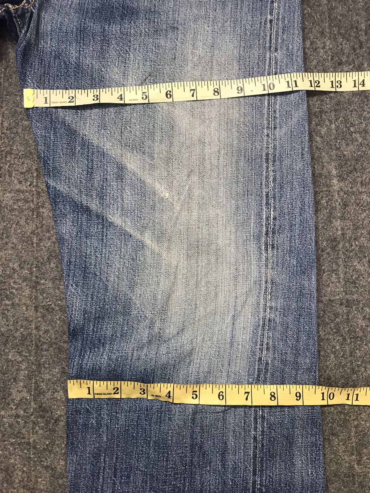 Japanese Brand Hype 90s Canton Selvedge 14oz Indigo Denim Union Made Size US 31 - 13 Thumbnail