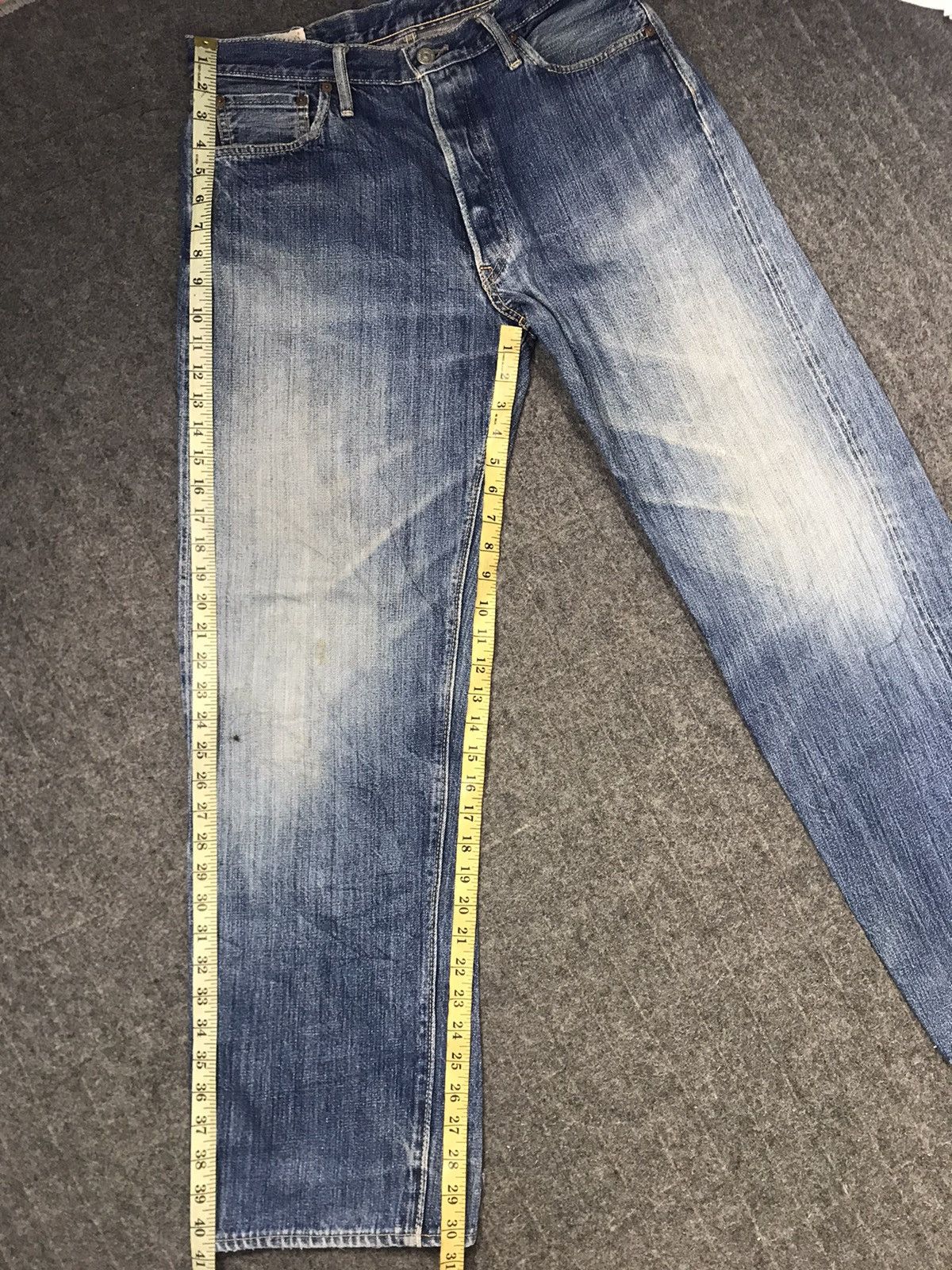 Japanese Brand Hype 90s Canton Selvedge 14oz Indigo Denim Union Made Size US 31 - 12 Thumbnail