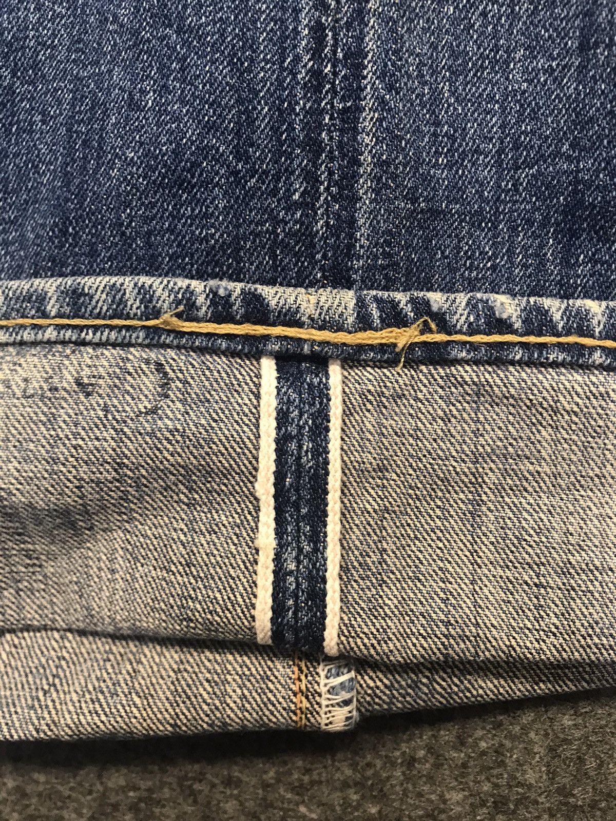 Japanese Brand Hype 90s Canton Selvedge 14oz Indigo Denim Union Made Size US 31 - 8 Thumbnail
