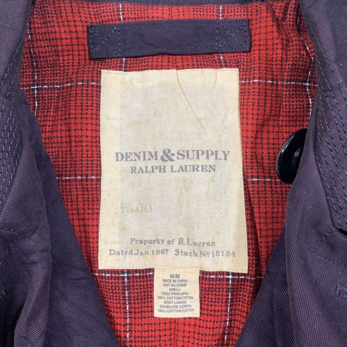 Vintage Denim & Supply Ralph Lauren Casual Button Peacoats Jacket Size US M / EU 48-50 / 2 - 6 Thumbnail