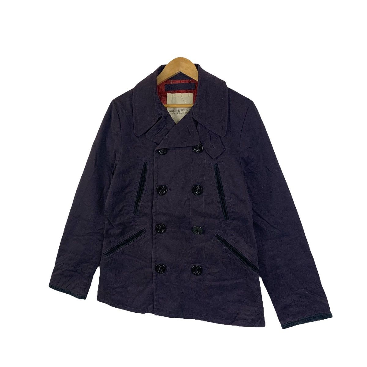 Vintage Denim & Supply Ralph Lauren Casual Button Peacoats Jacket Size US M / EU 48-50 / 2 - 4 Thumbnail