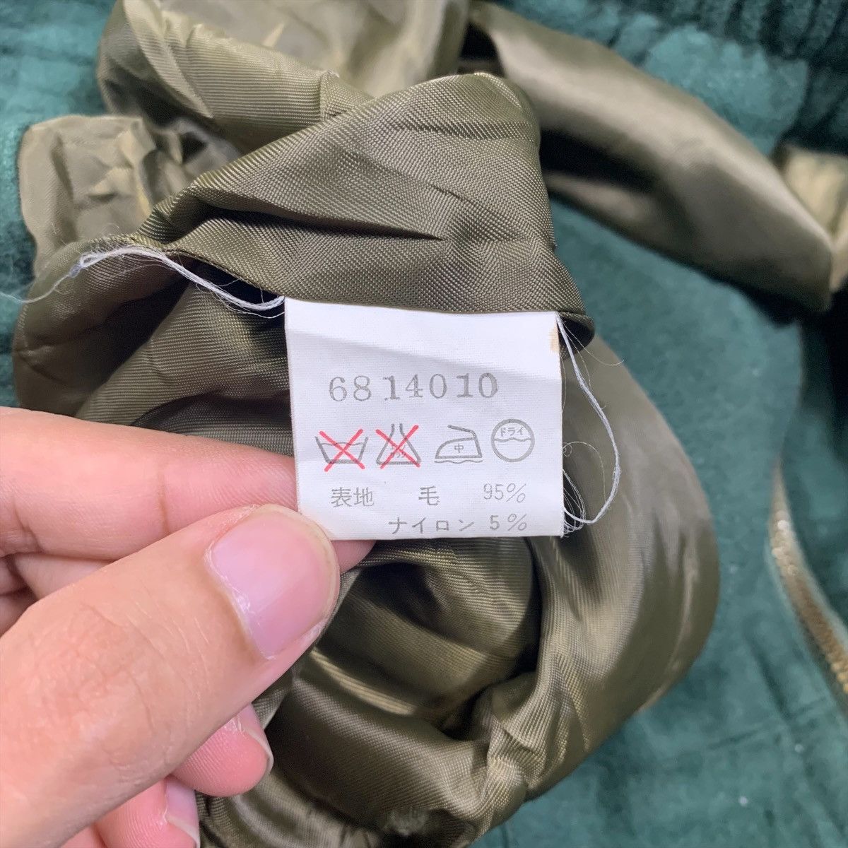 Japanese Brand × Vintage Vintage INTERMEZZO Japanese Brand Wool Bomber Jacket Size US M / EU 48-50 / 2 - 7 Thumbnail