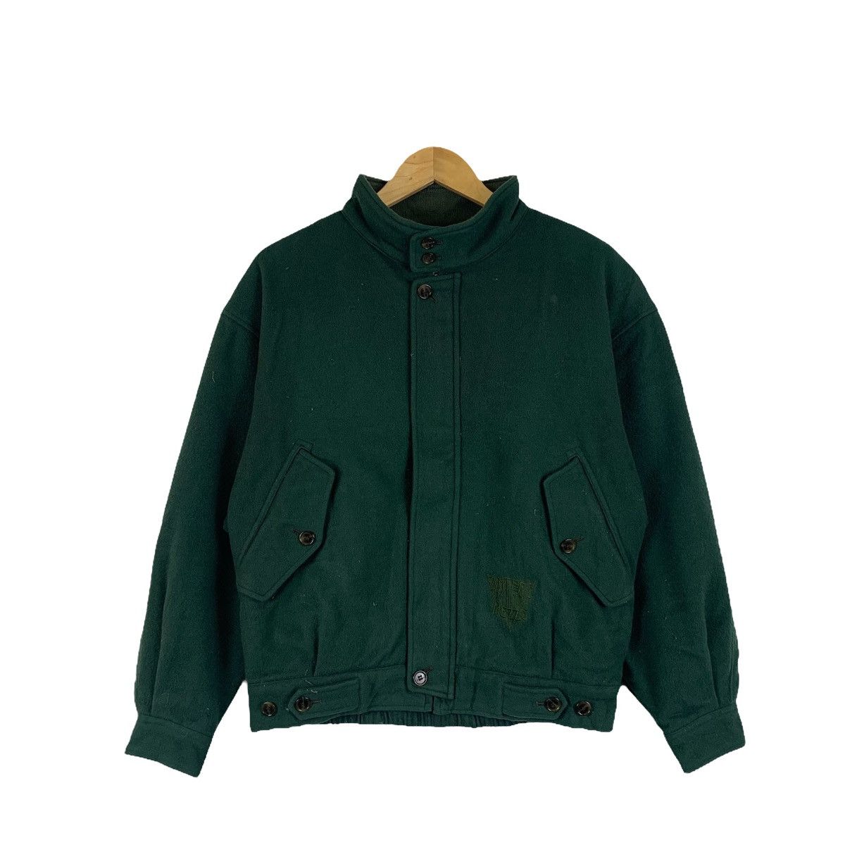 Japanese Brand × Vintage Vintage INTERMEZZO Japanese Brand Wool Bomber Jacket Size US M / EU 48-50 / 2 - 1 Thumbnail