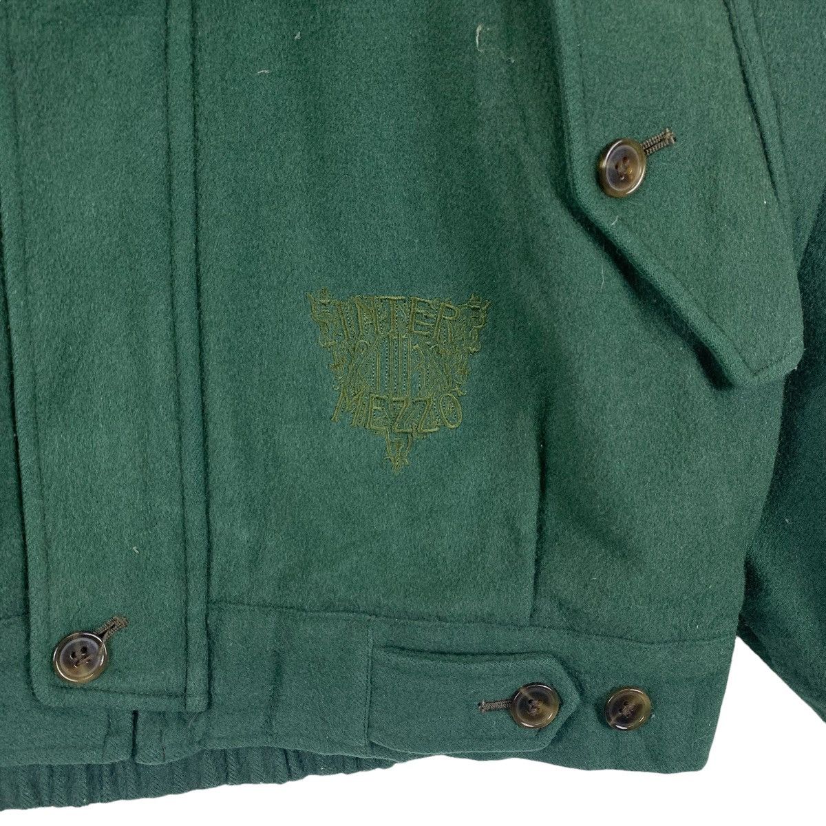 Japanese Brand × Vintage Vintage INTERMEZZO Japanese Brand Wool Bomber Jacket Size US M / EU 48-50 / 2 - 10 Thumbnail