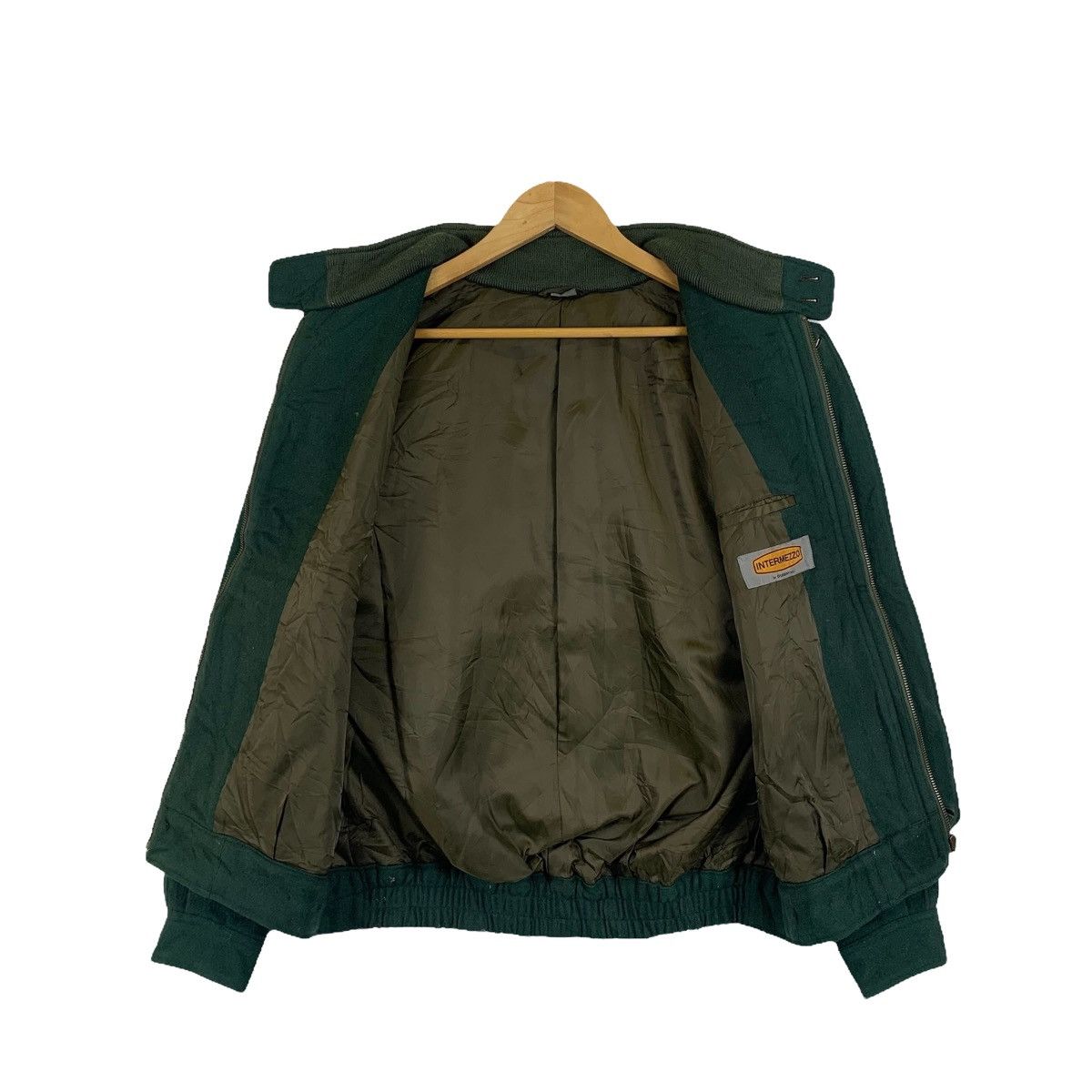 Japanese Brand × Vintage Vintage INTERMEZZO Japanese Brand Wool Bomber Jacket Size US M / EU 48-50 / 2 - 3 Thumbnail