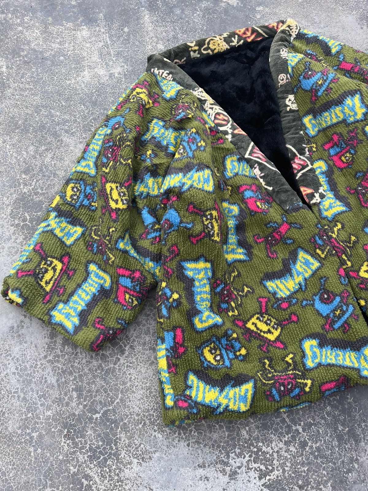 Hysteric Glamour × Japanese Brand Hysteric Glamour Cosmic printed haori fleece kimon jacket Size US L / EU 52-54 / 3 - 5 Thumbnail