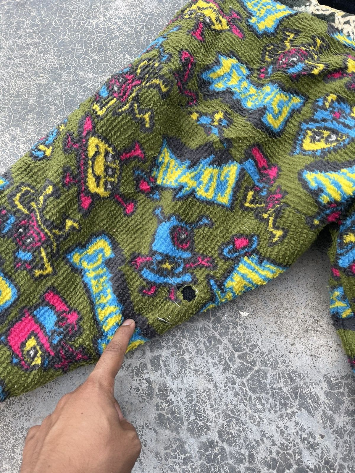 Hysteric Glamour × Japanese Brand Hysteric Glamour Cosmic printed haori fleece kimon jacket Size US L / EU 52-54 / 3 - 15 Thumbnail