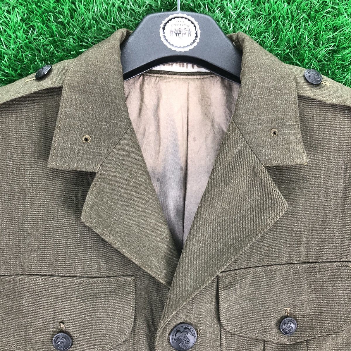 Uniform Wares Vintage 90's US Navy Officer W/Belt Coat Garbadine Size US S / EU 44-46 / 1 - 7 Thumbnail
