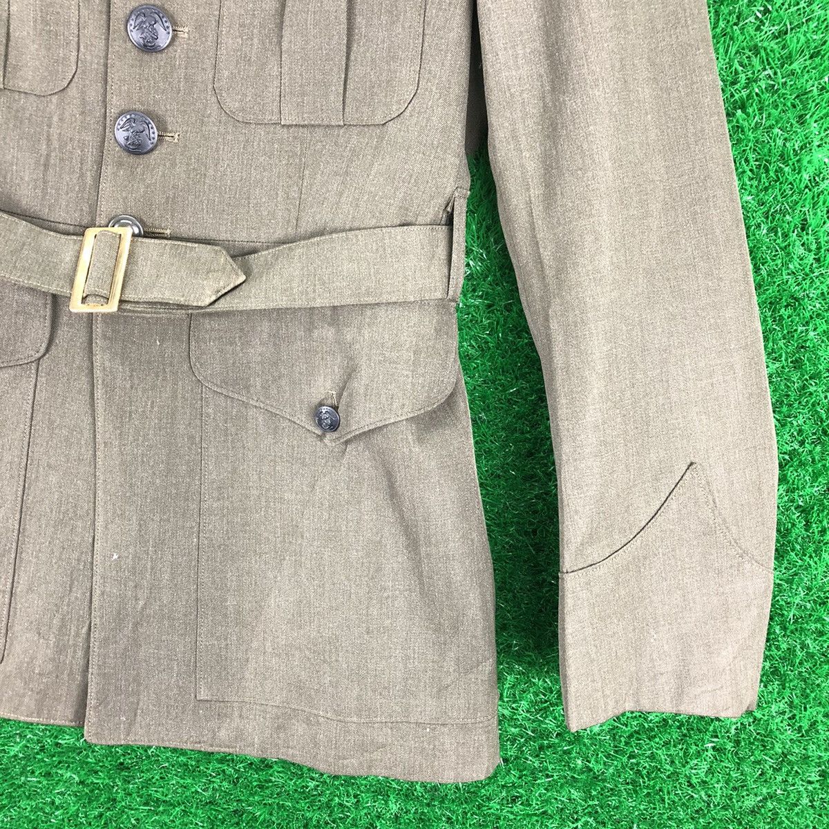 Uniform Wares Vintage 90's US Navy Officer W/Belt Coat Garbadine Size US S / EU 44-46 / 1 - 3 Thumbnail