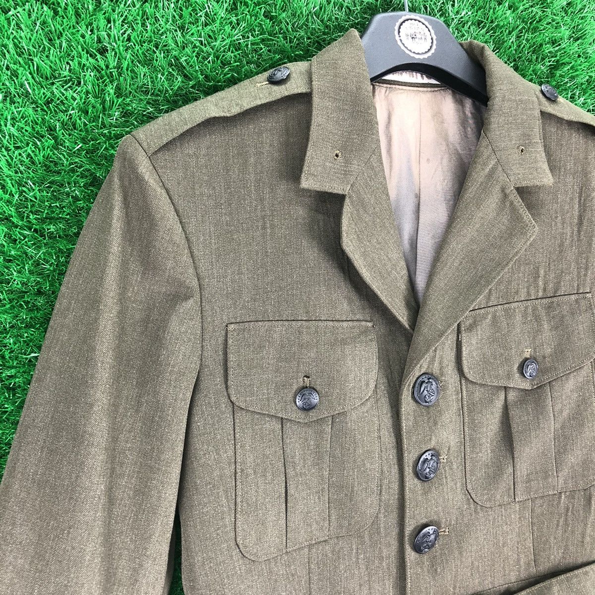 Uniform Wares Vintage 90's US Navy Officer W/Belt Coat Garbadine Size US S / EU 44-46 / 1 - 2 Thumbnail