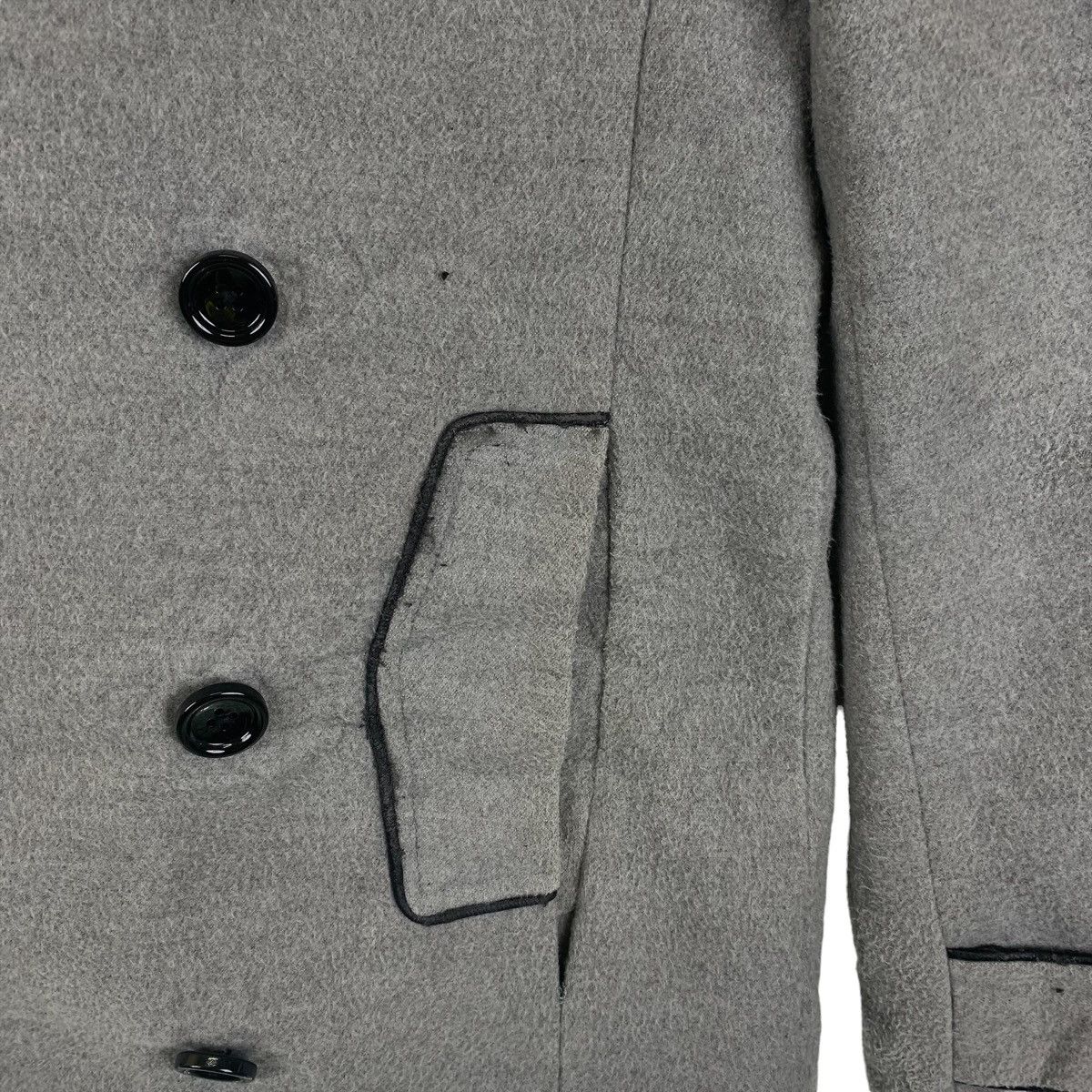Japanese Brand × Vintage SEMANTIC DESIGN Japanese Brand Wool Hoodie Coats Jacket Size US S / EU 44-46 / 1 - 10 Thumbnail