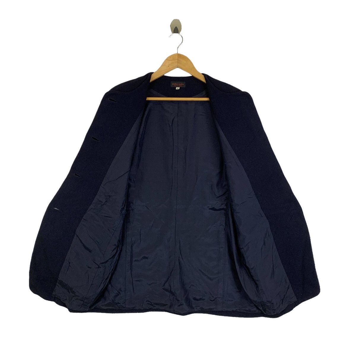 Japanese Brand × Vintage × yoshie inaba Vintage YOSHIE INABA Japanese Brand Wool Overcoat Jacket Size M / US 6-8 / IT 42-44 - 3 Thumbnail