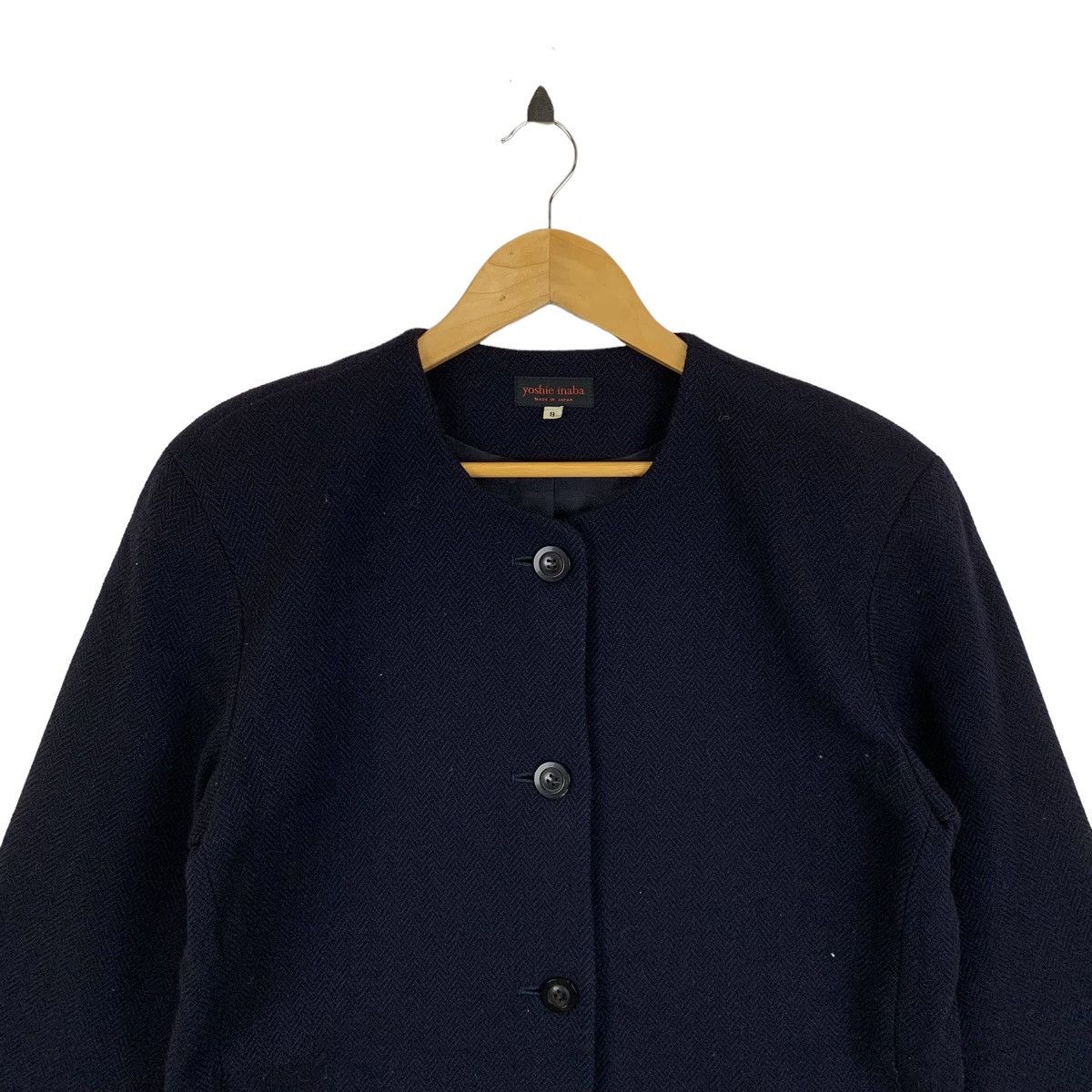 Japanese Brand × Vintage × yoshie inaba Vintage YOSHIE INABA Japanese Brand Wool Overcoat Jacket Size M / US 6-8 / IT 42-44 - 5 Thumbnail