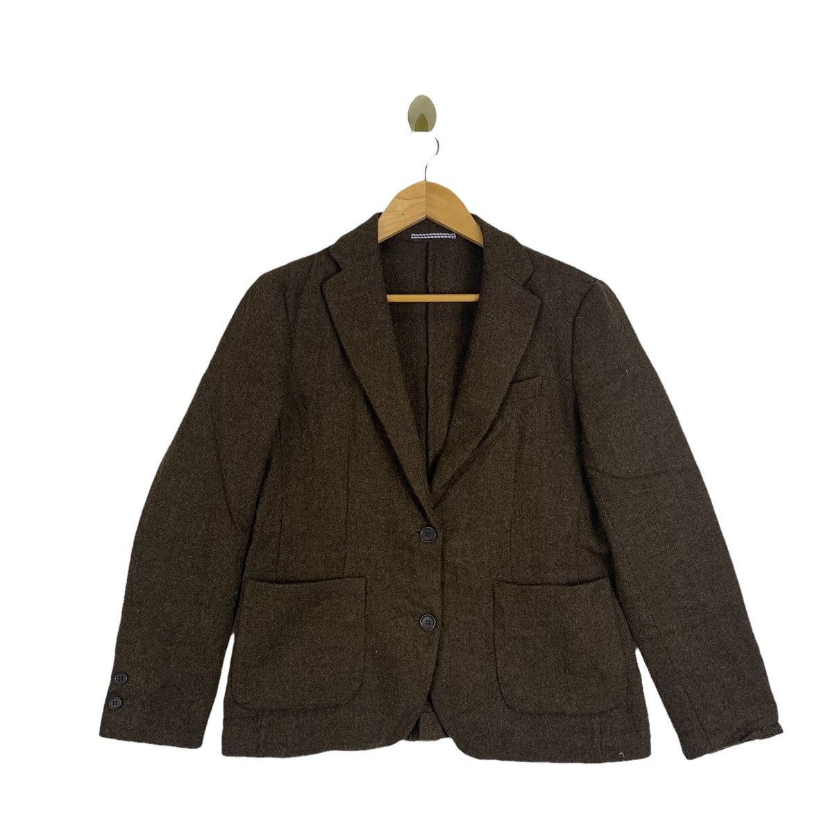 Japanese Brand × Uniqlo × Vintage Vintage UNIQLO Ines De La Fressange Paris Blazer Coat Jacket Size US S / EU 44-46 / 1 - 1 Thumbnail