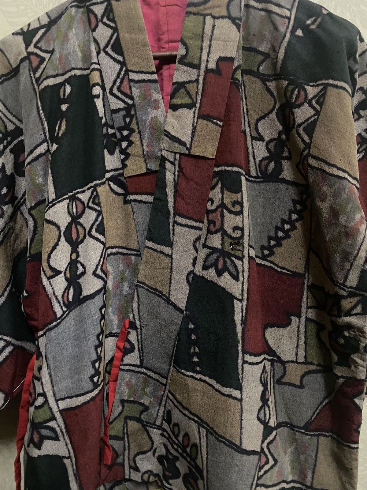 Japanese Brand × Vintage Vintage 90s kimono baroque crazy design size M-L K4 Size US L / EU 52-54 / 3 - 3 Thumbnail