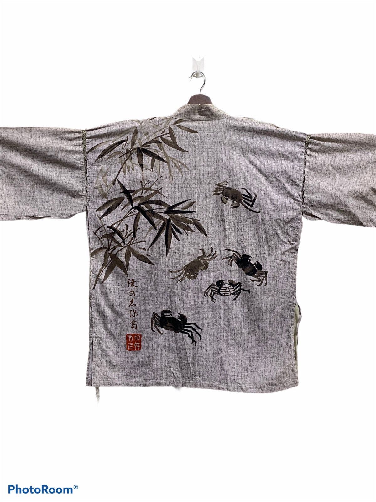 Japanese Brand Vintage 90s kimono bamboo furisode floral / k4 Size US L / EU 52-54 / 3 - 1 Thumbnail