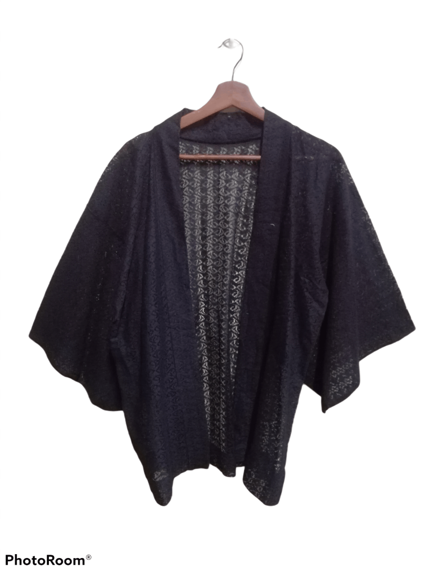 Japanese Brand Vintage lace kimono noragi haori hanten jinbei jacket #KPD2 Size US L / EU 52-54 / 3 - 1 Thumbnail